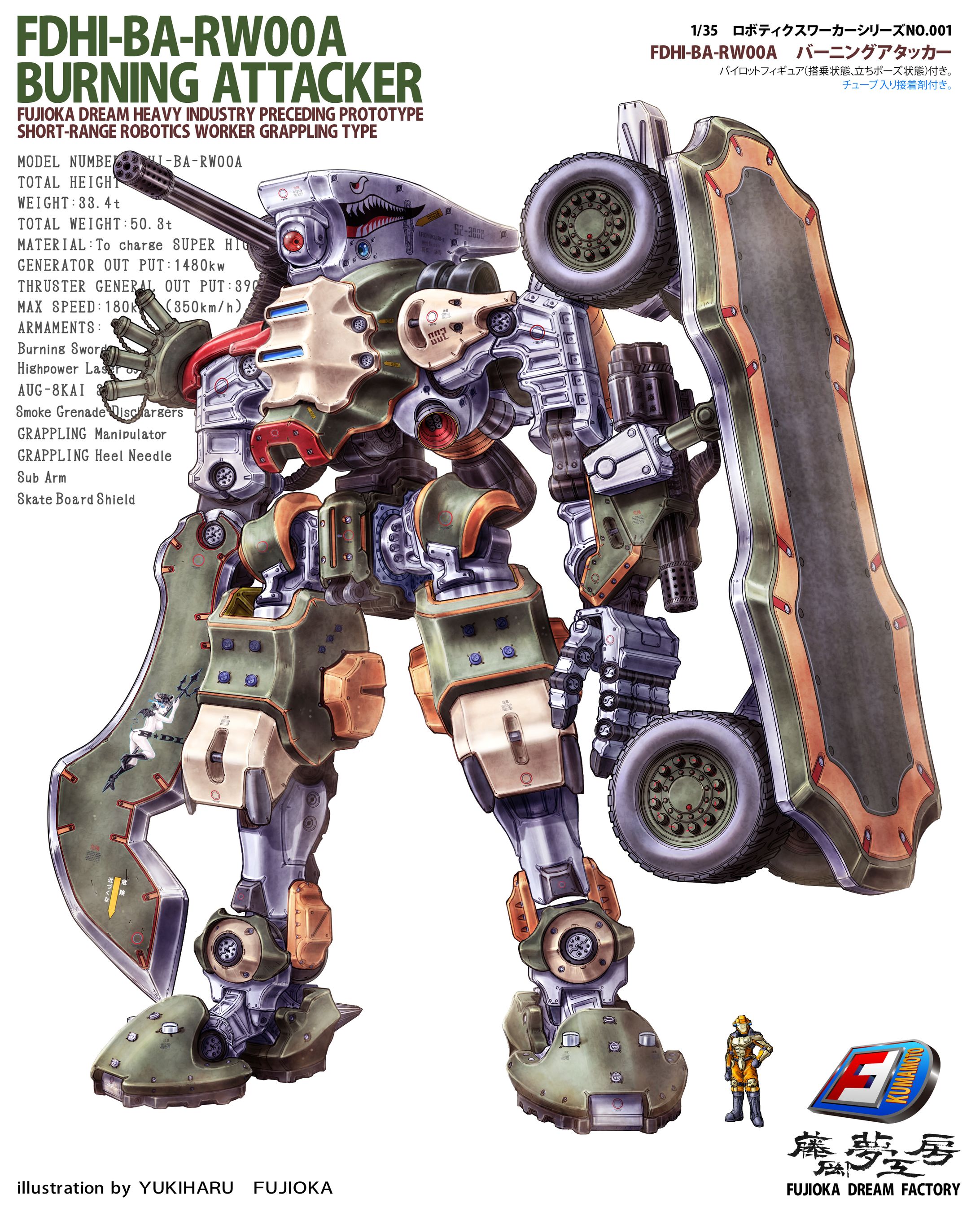 オリジナルロボット「バーニングアタッカー」-1