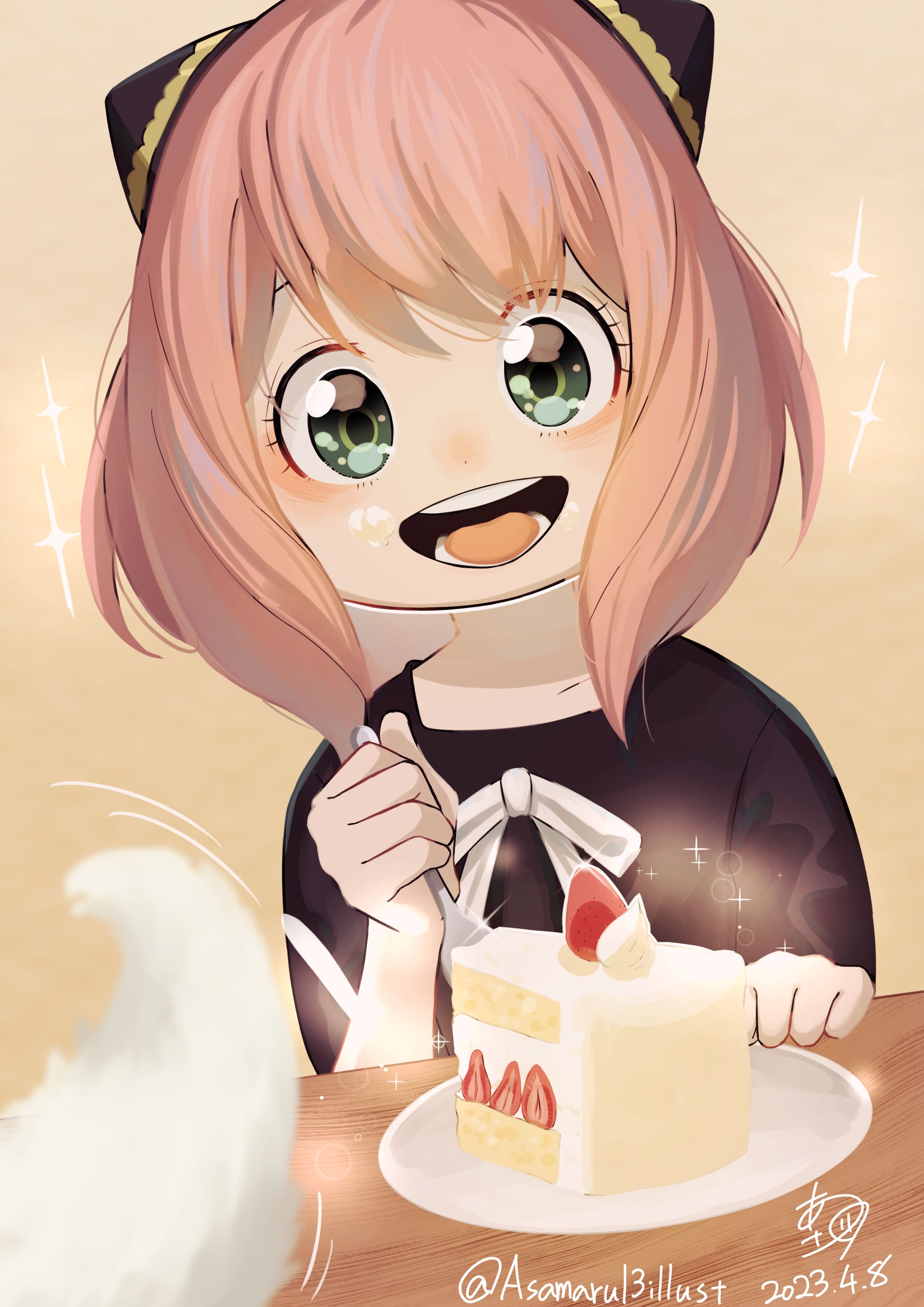 アーニャケーキ好き！-1
