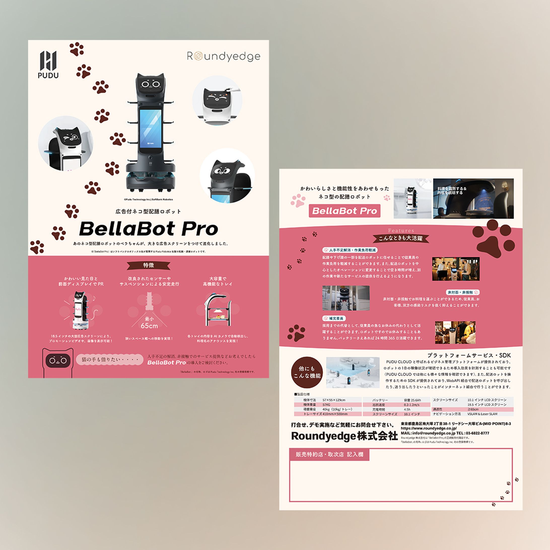 チラシ制作_BellaBot Pro-1