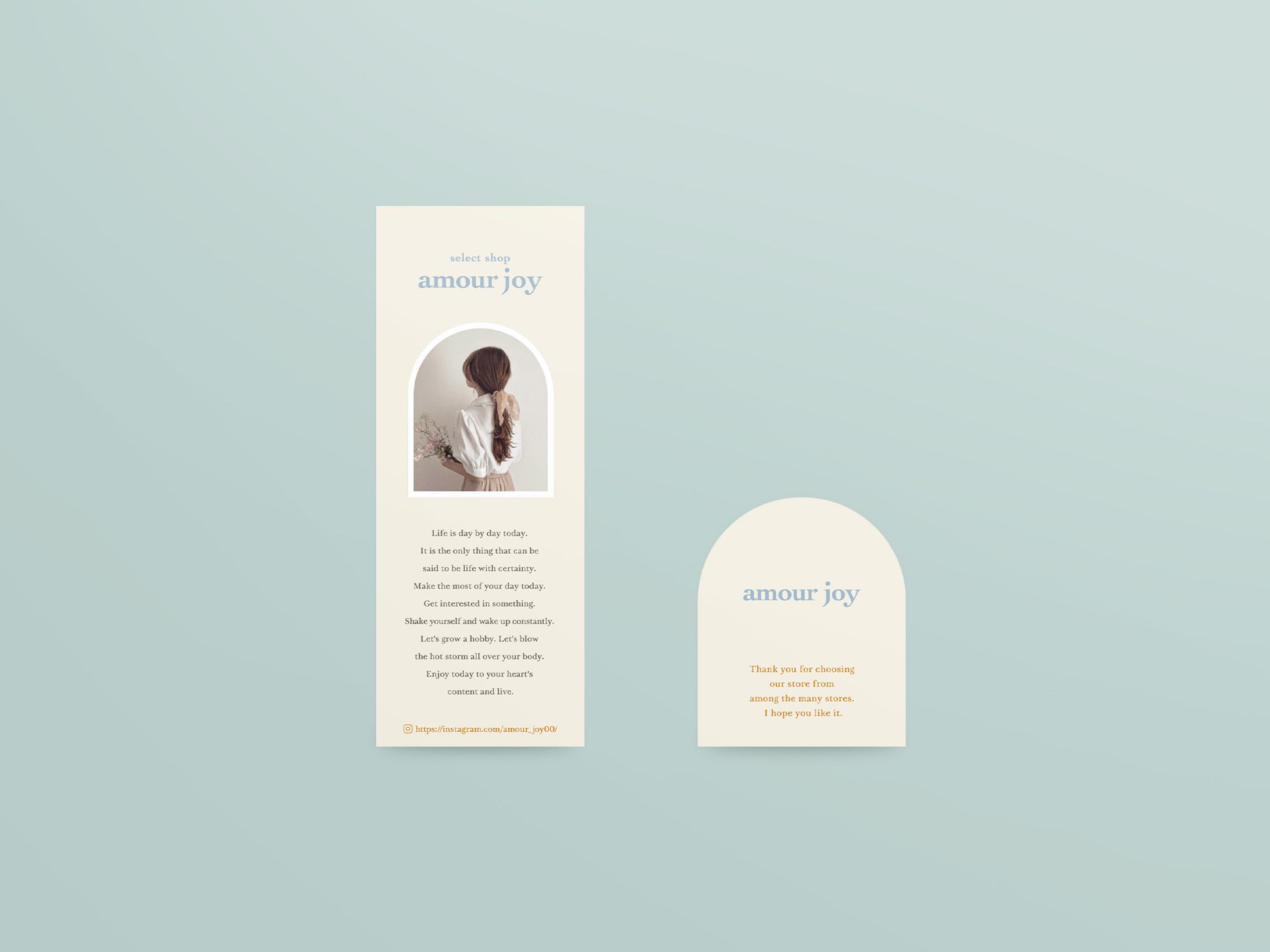 カード･ステッカー作成【amour joy様】-1