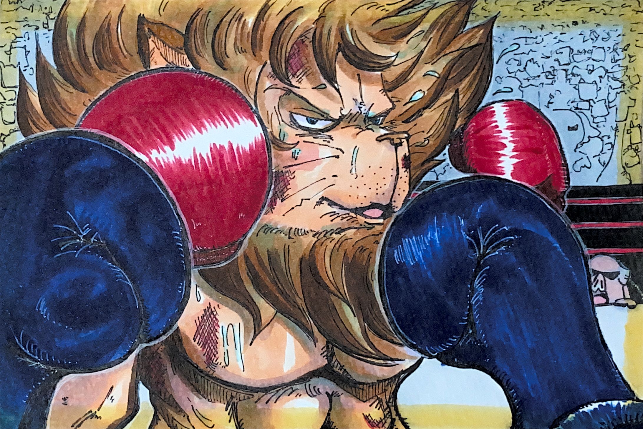 Fighting Lion-1