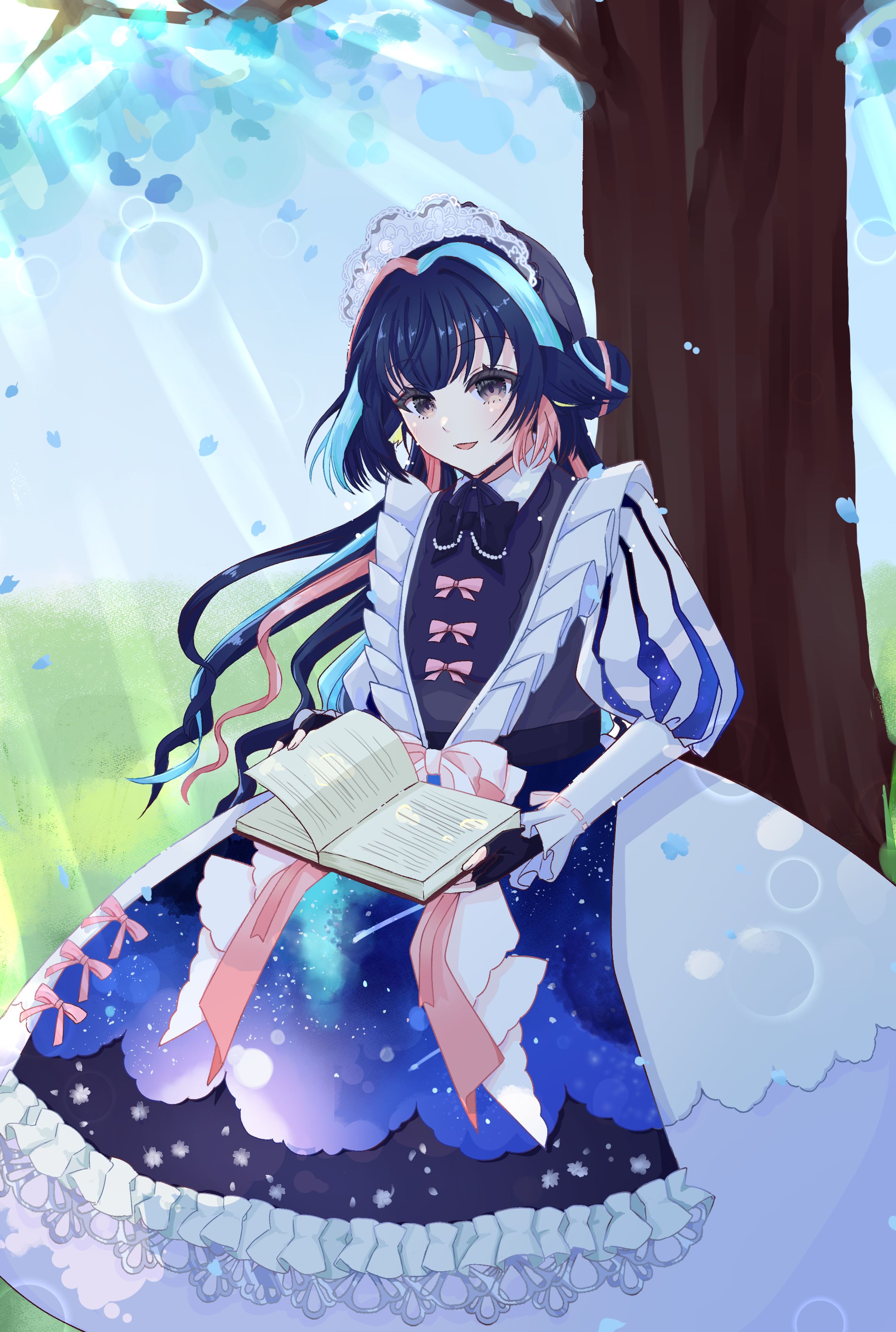 桜月海夜様周年イラスト用等身一枚絵-1