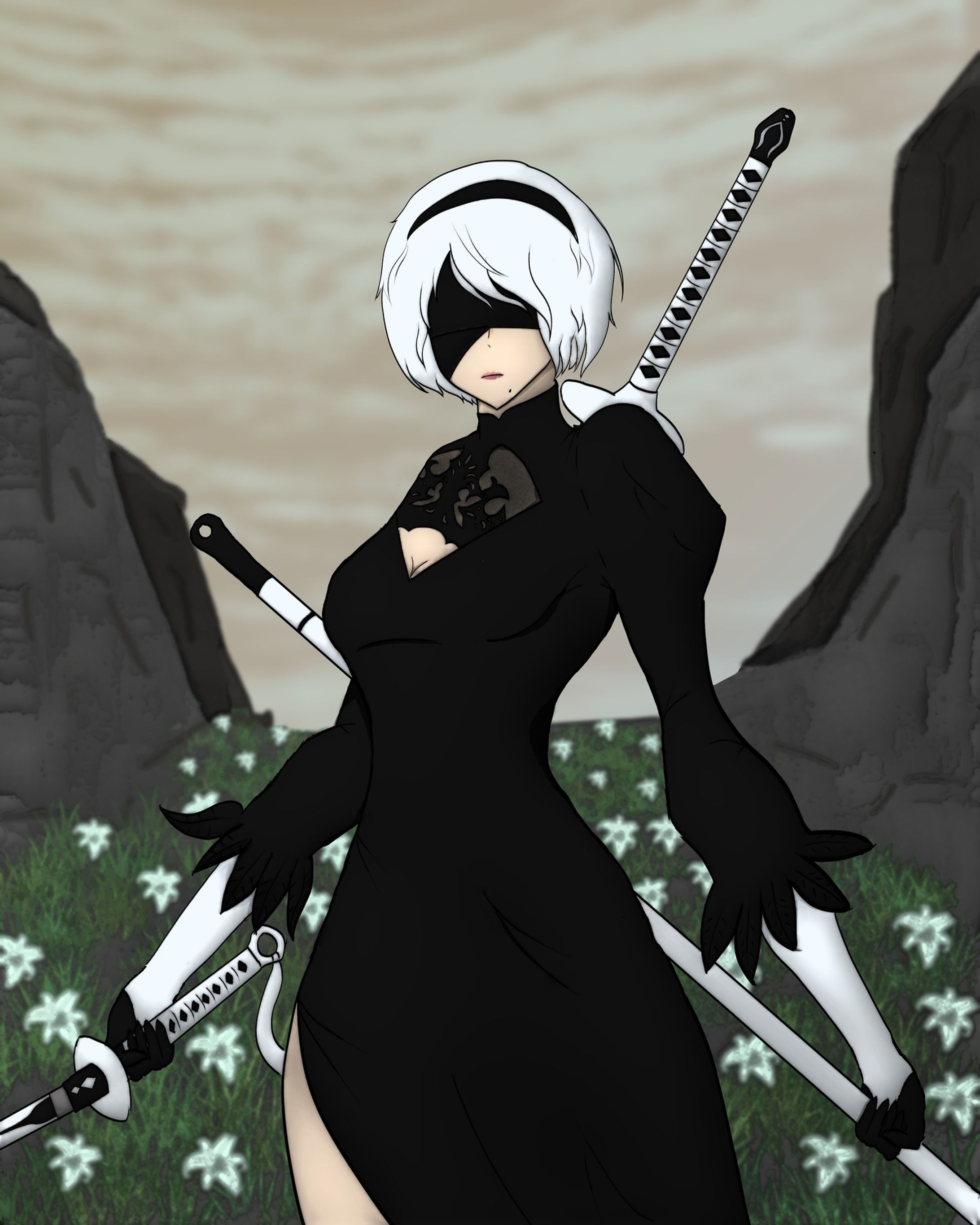 [fanart] 2B from "Nier: Automata"-1