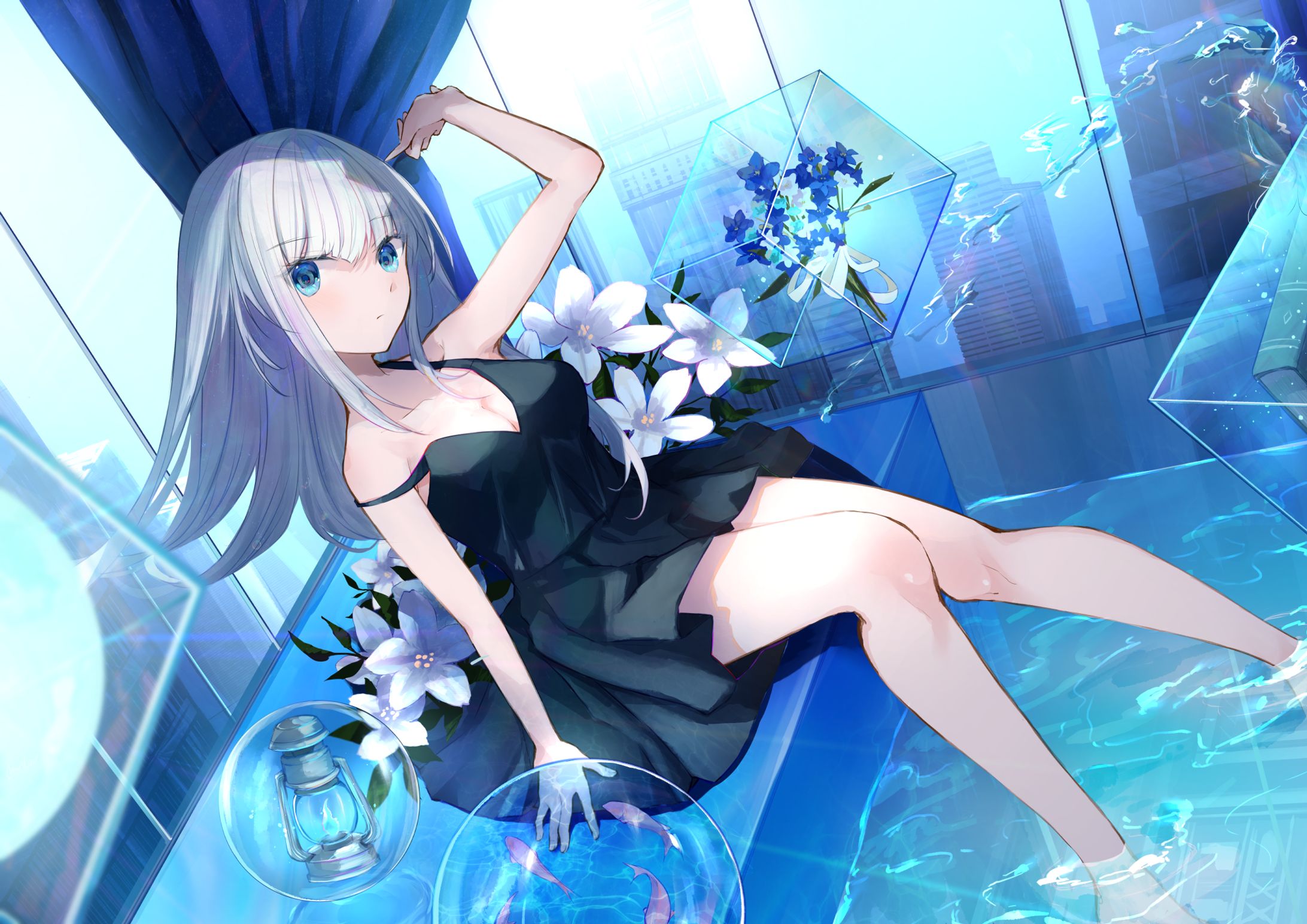 【オリジナル】ブルー・アクアリウム-1