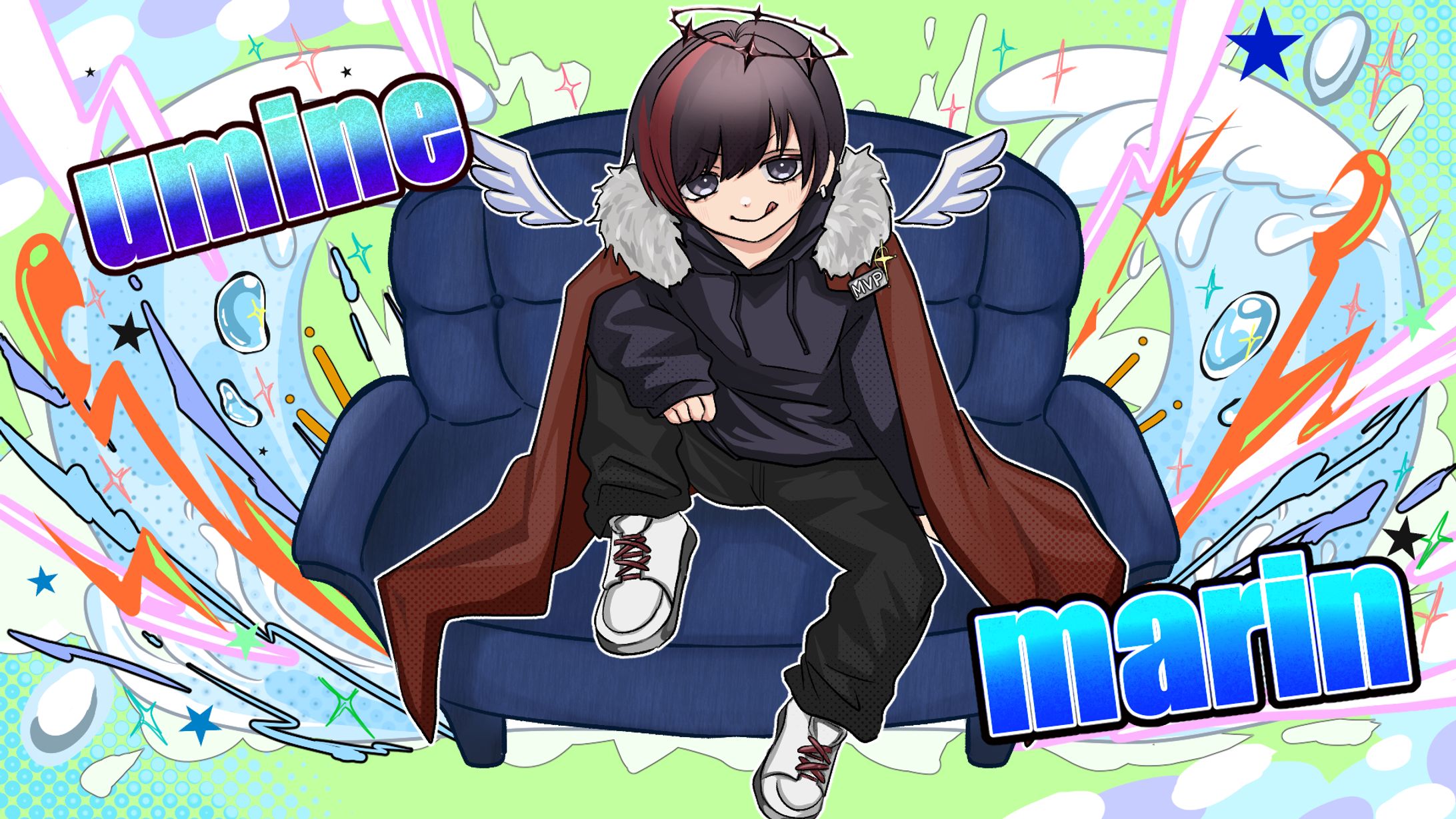 【ご依頼】しいたけ菜（大会）MVP賞イラスト-1