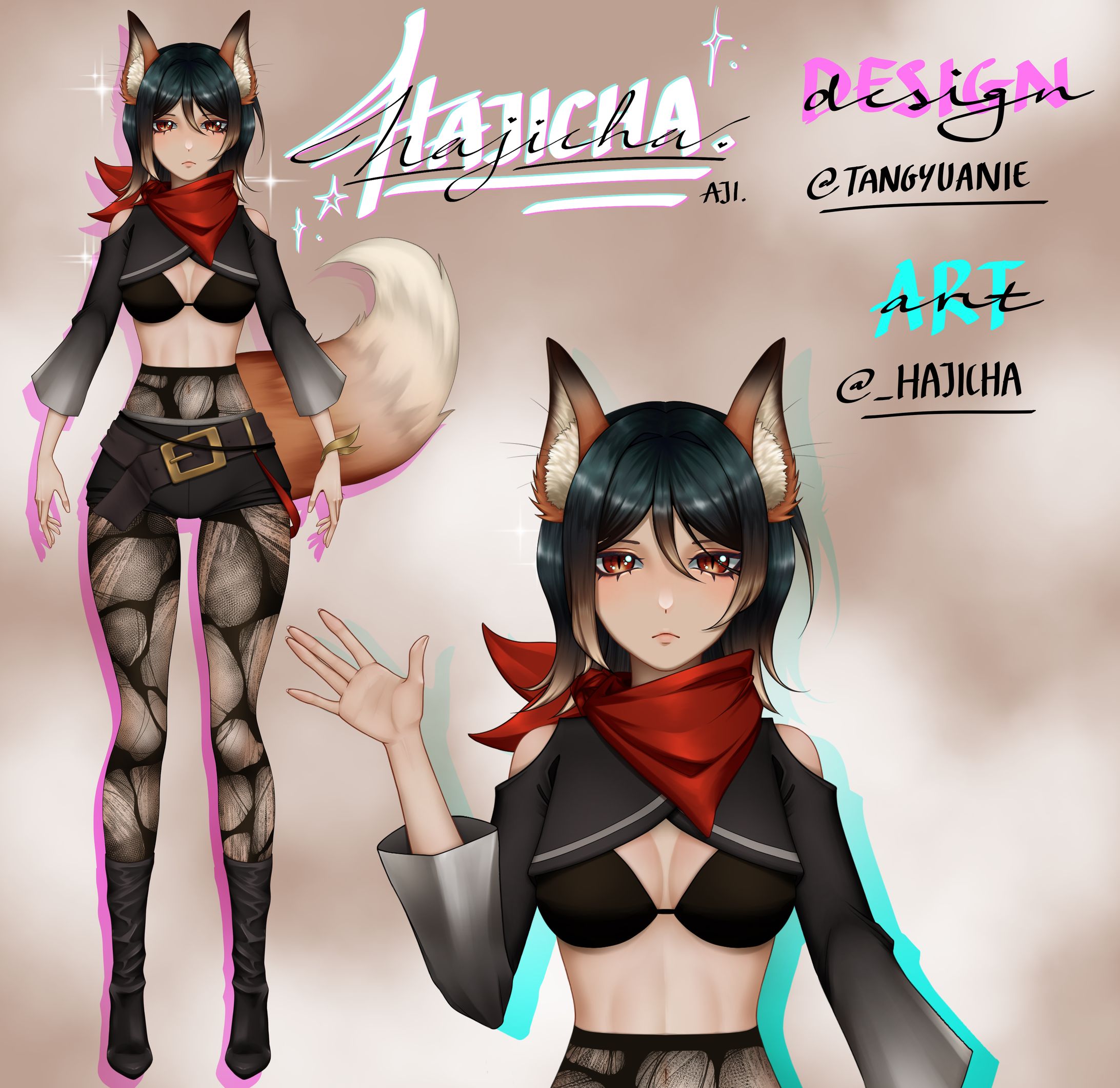 Hajicha VTuber Model Art-1