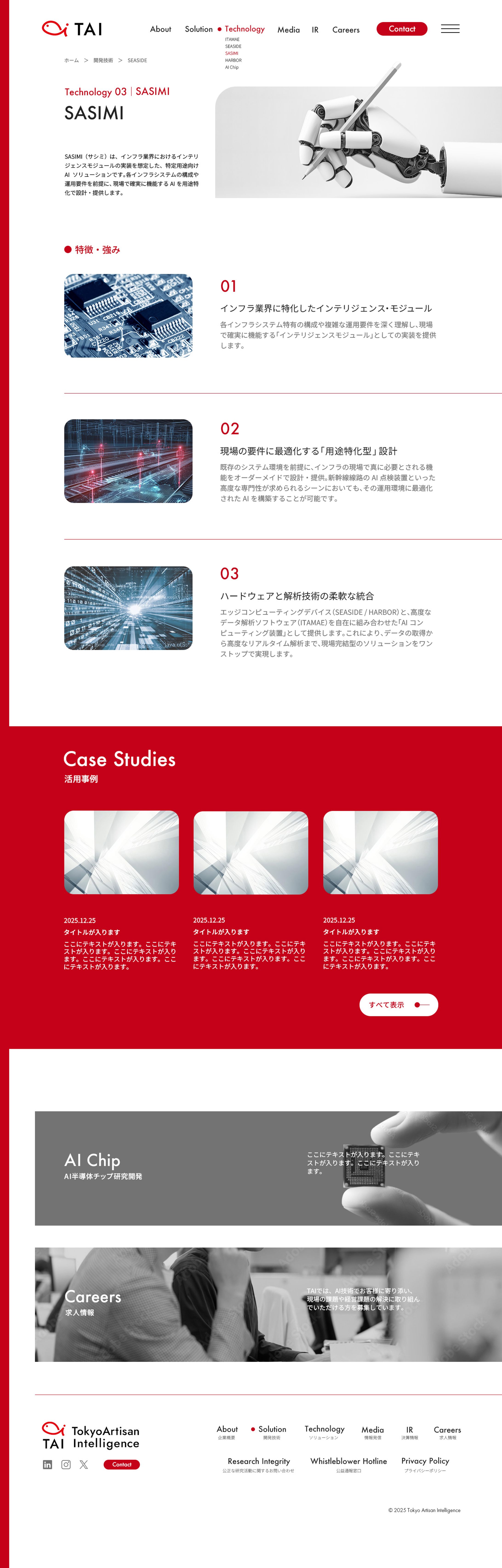 Technology：SASIMI-1