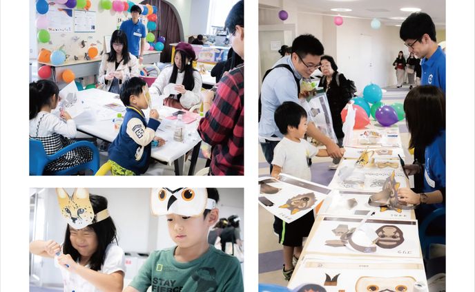ワークショップ同好会「どうぶつサンバイザーをつくろう！」