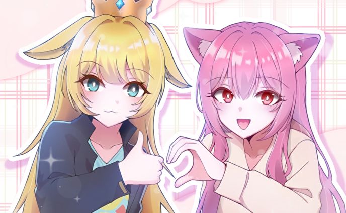 さにこと座談会配信用イラスト