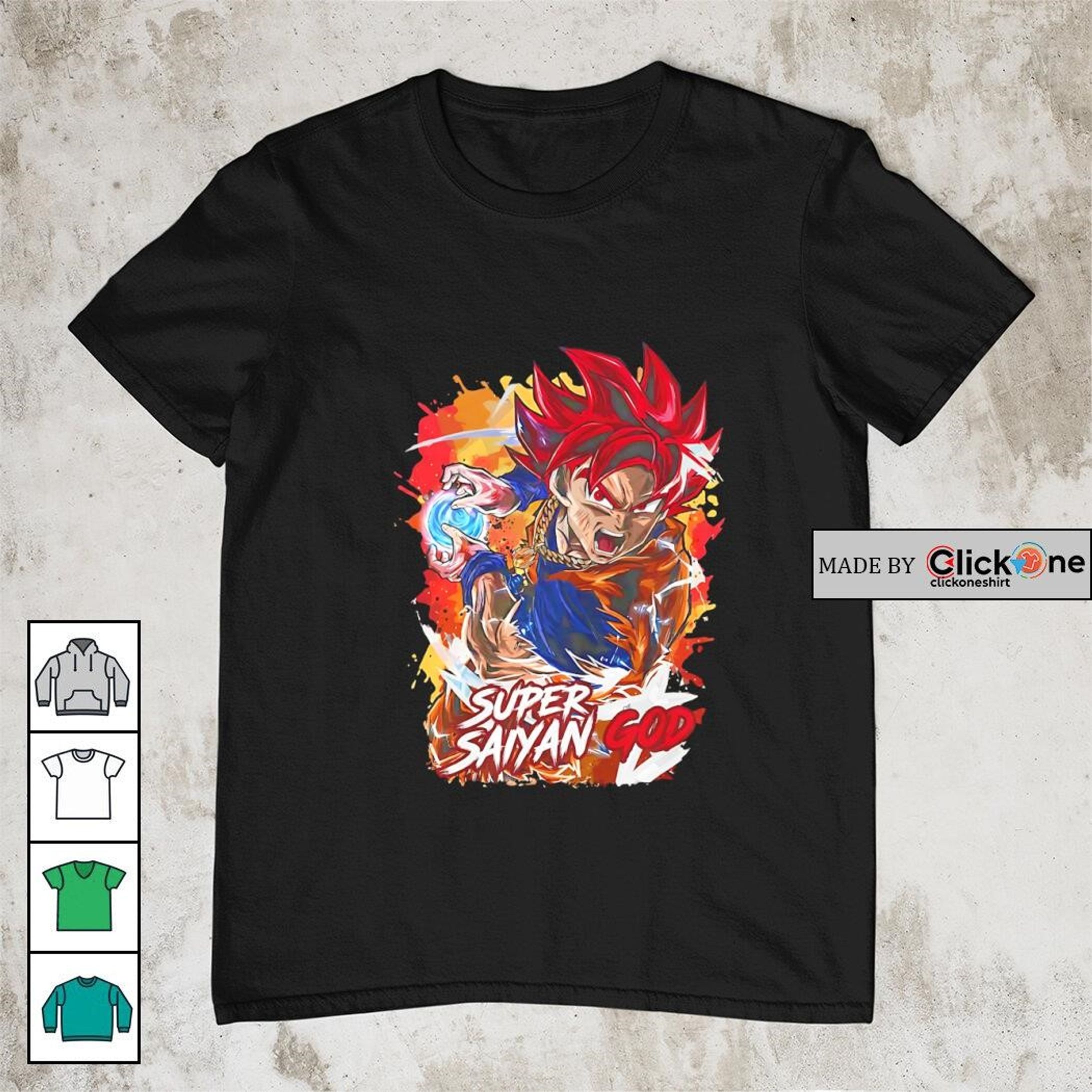 God Warrior Energy – Anime Power Tribute Tee-1
