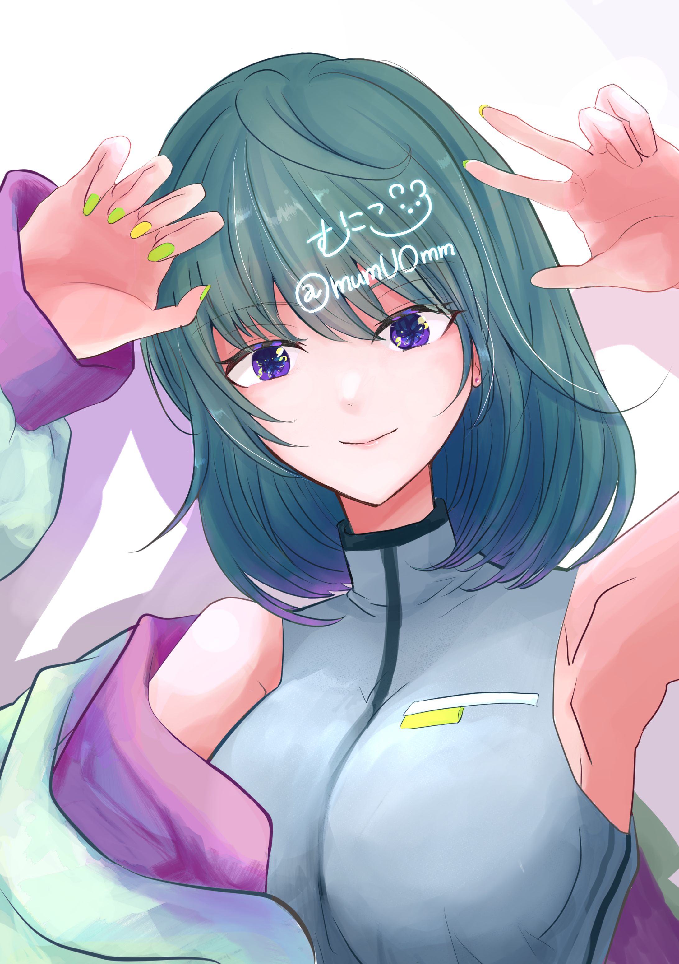 緑髪の女の子-1