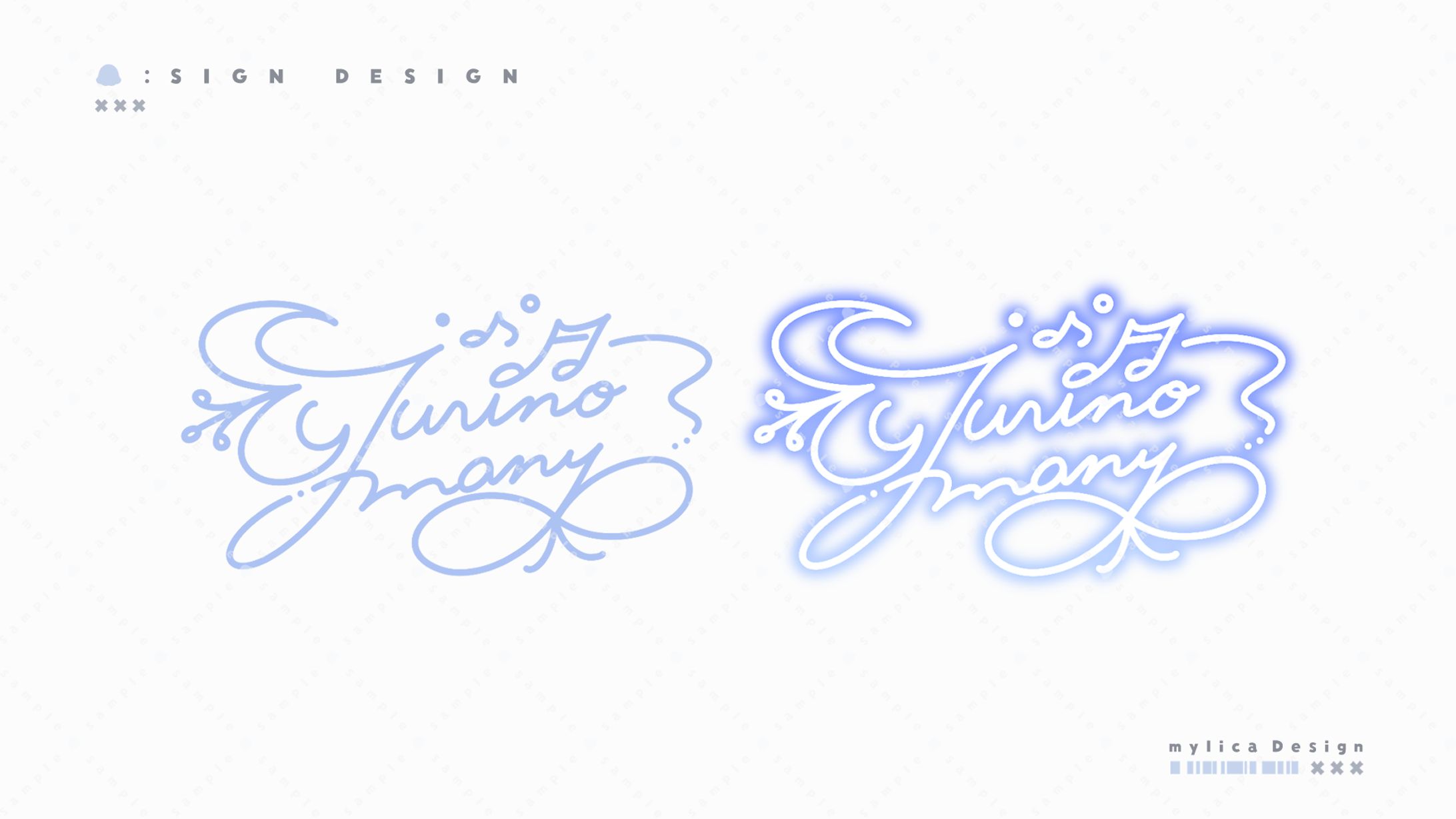 百合乃めに / SIGN DESIGN-1