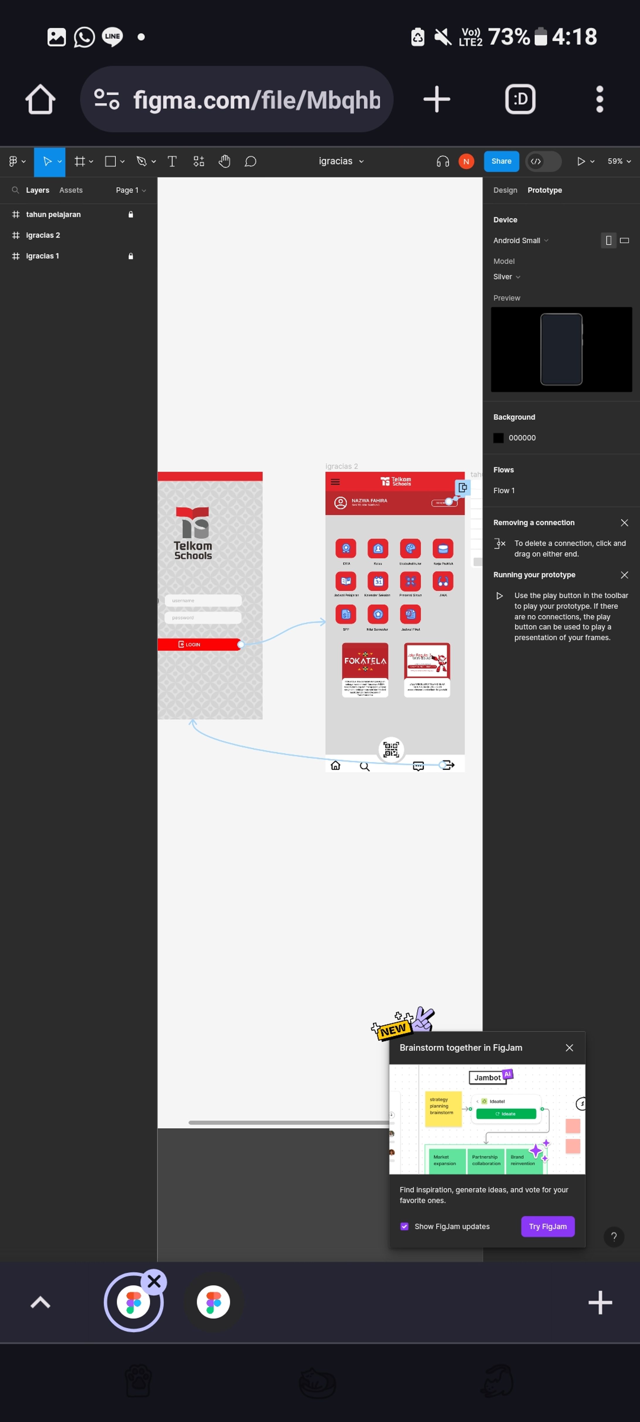 Rebranding school App /ui/ux design-1