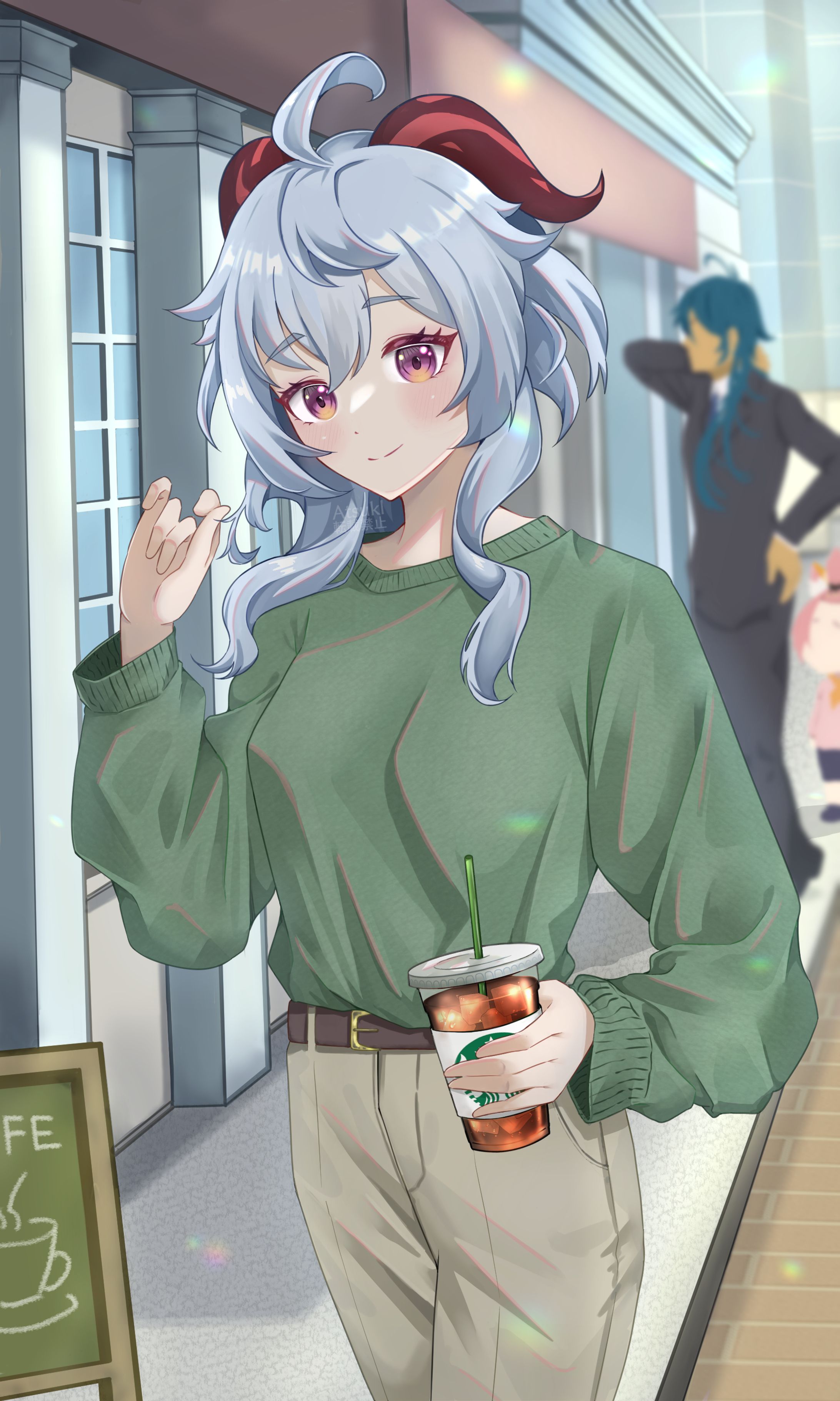 一枚絵　二次創作　原神-1