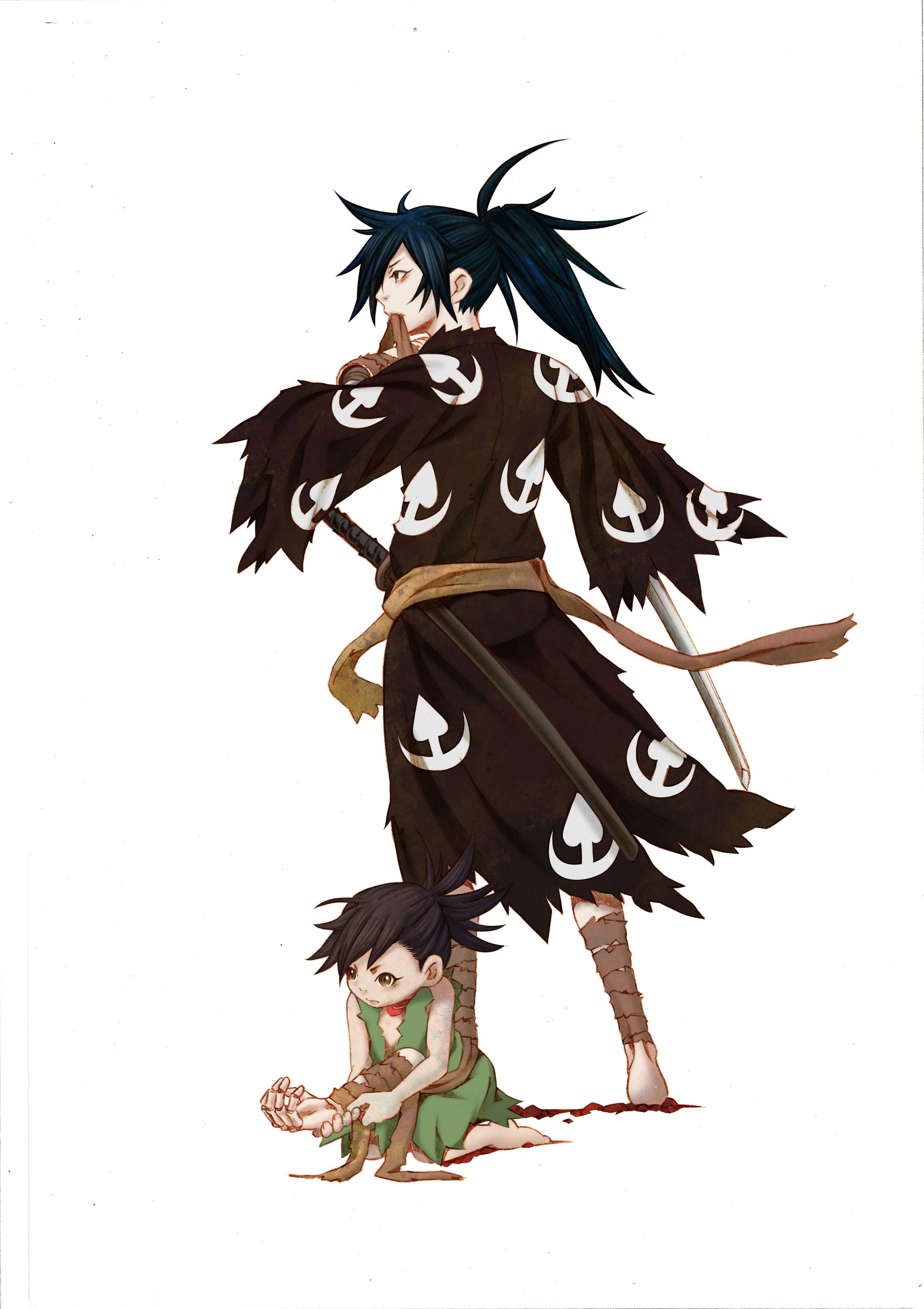 どろろ　カラーイラスト-1