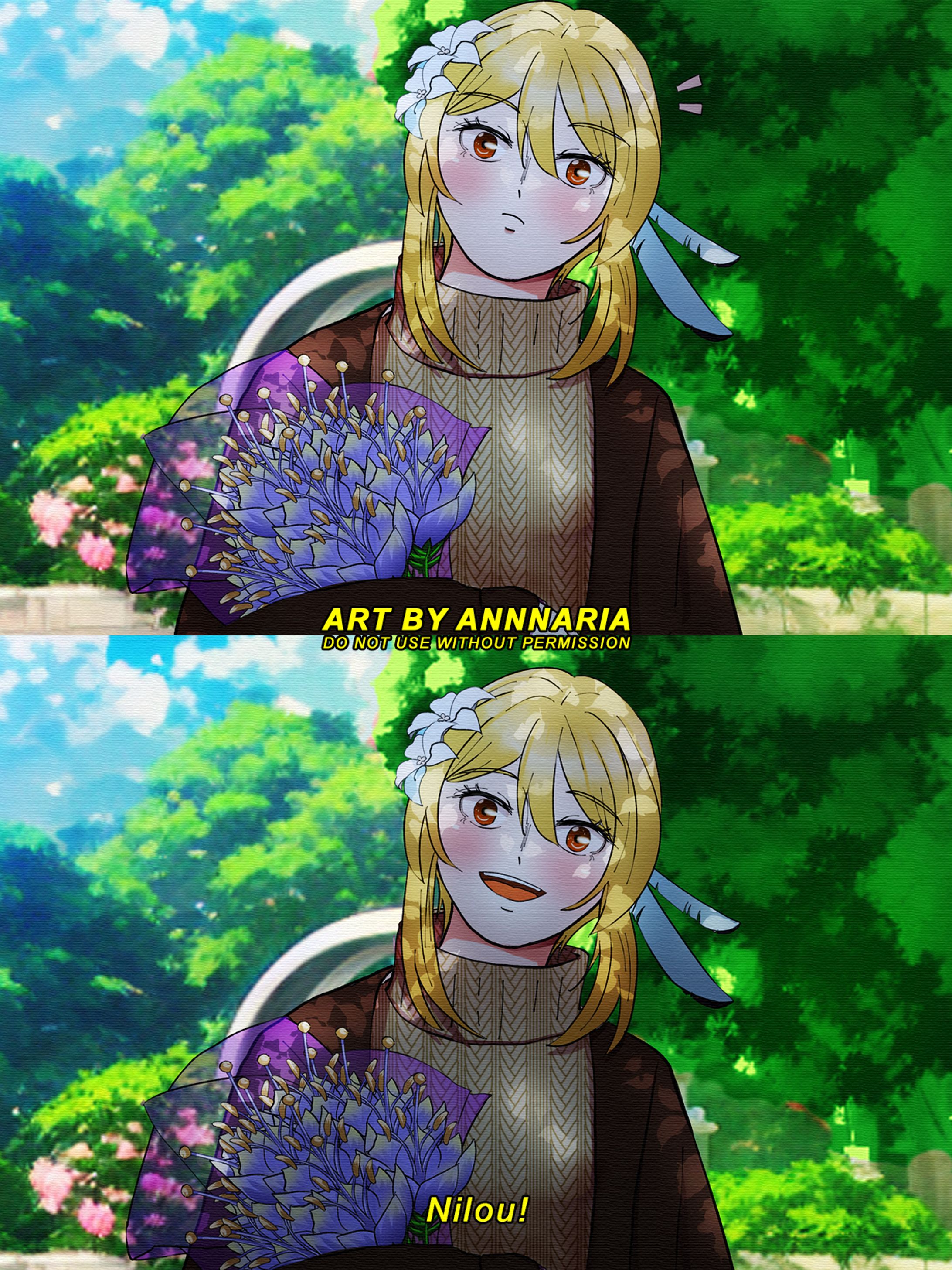 Colored 2-panel fan-comic #01 -1
