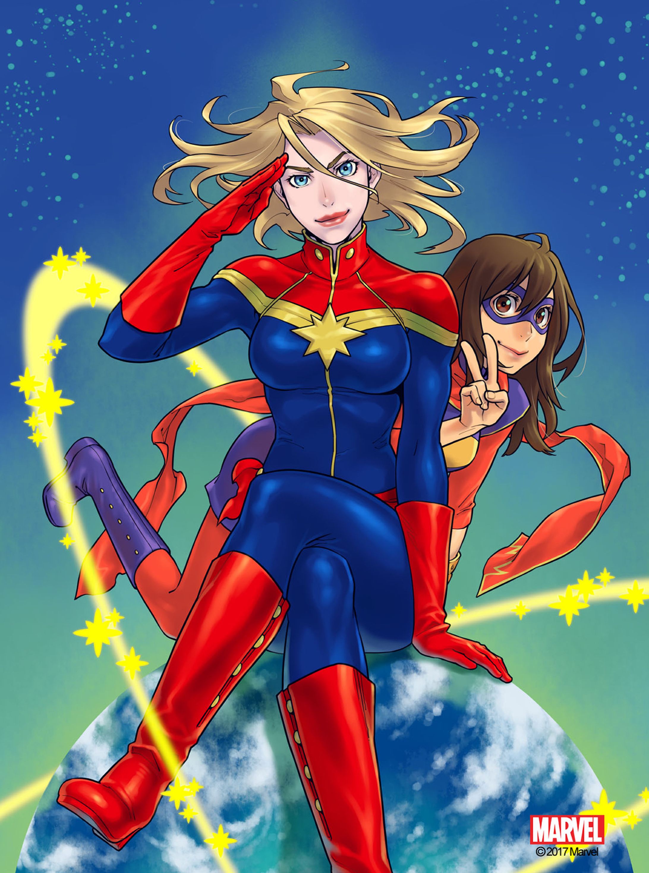 Ms.Marvel Cover Illustration (2016)-1