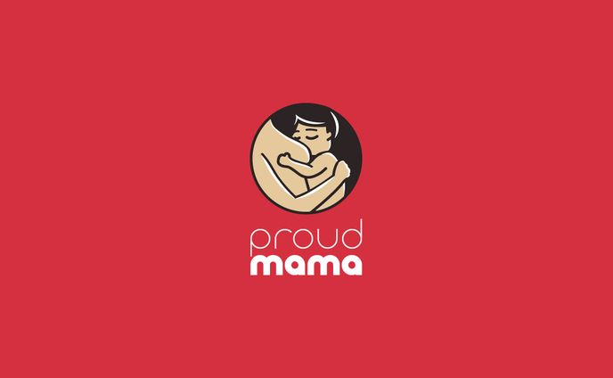 Proud mama logo