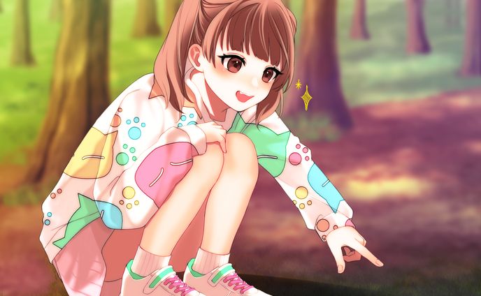 幼い女の子練習