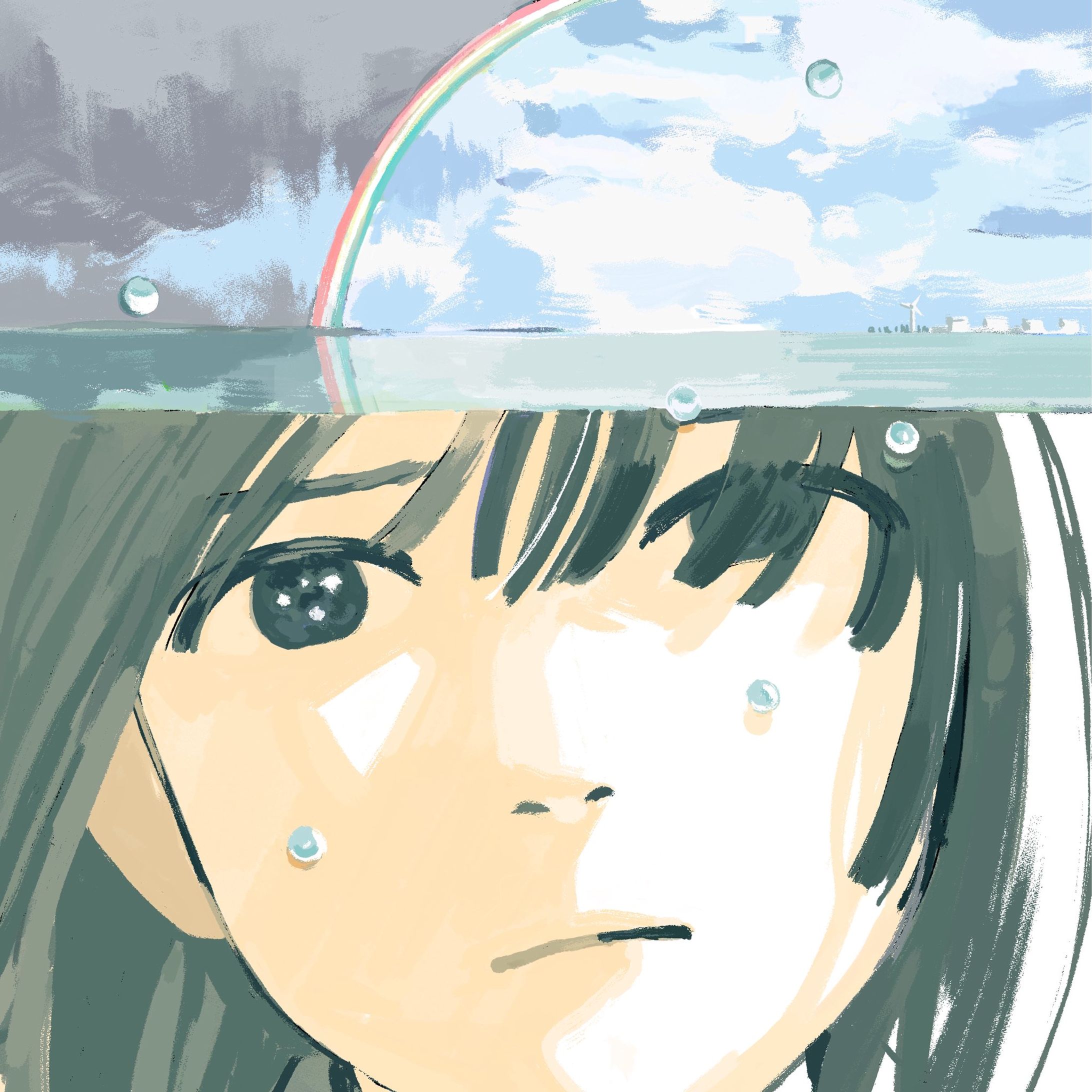 kurayamisaka「hikari」ジャケットイラスト-1