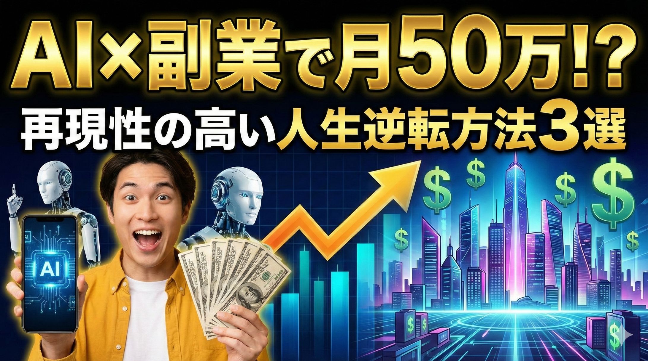 AI×副業　サムネイル-1