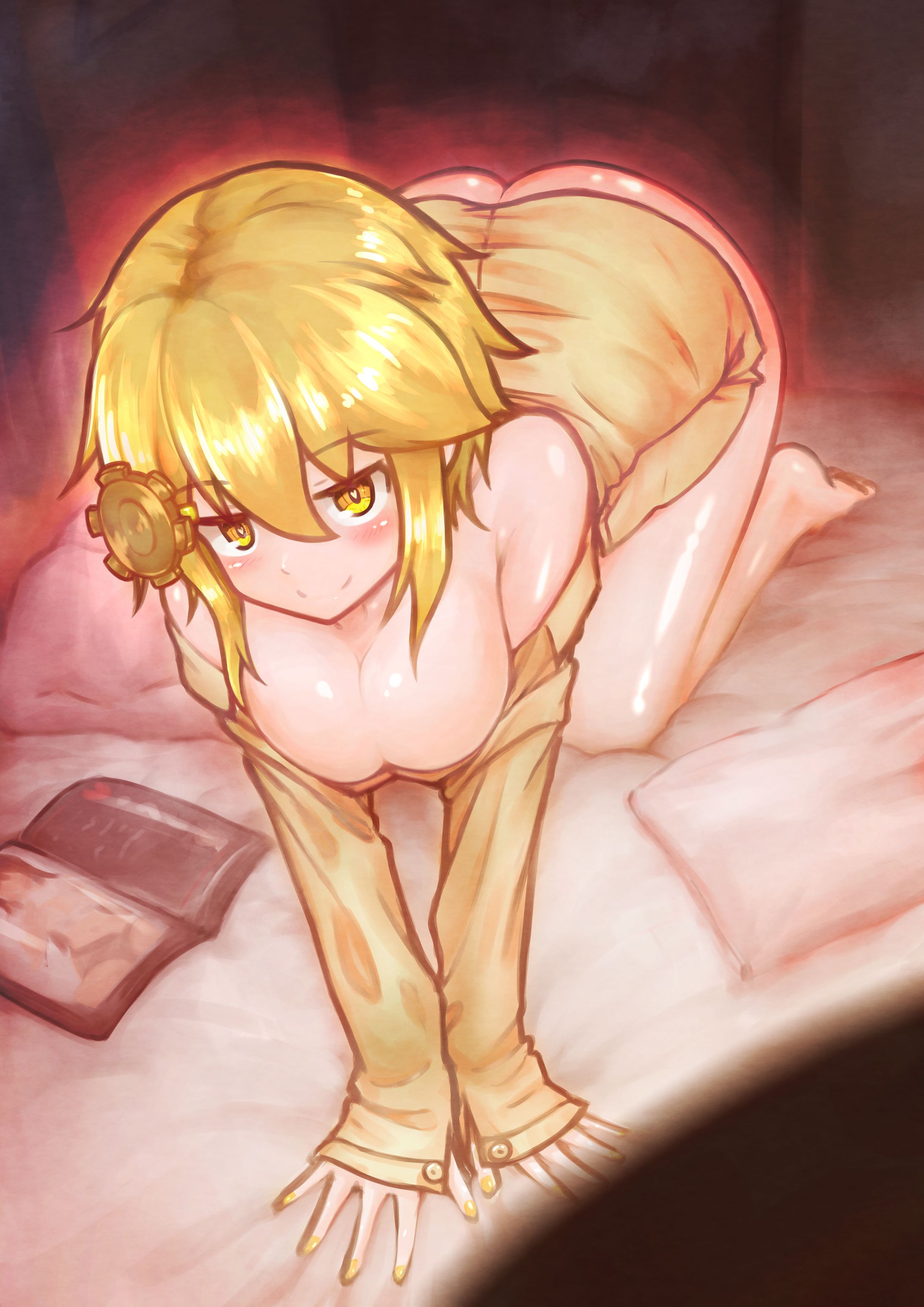 トリステがベッドで…-1