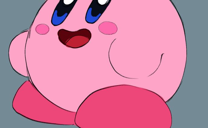 kirby doodle
