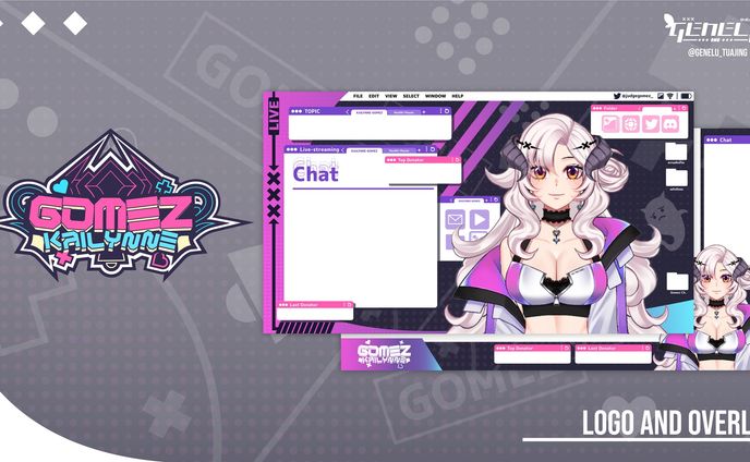 Gomez【Logo & Overlay Design】