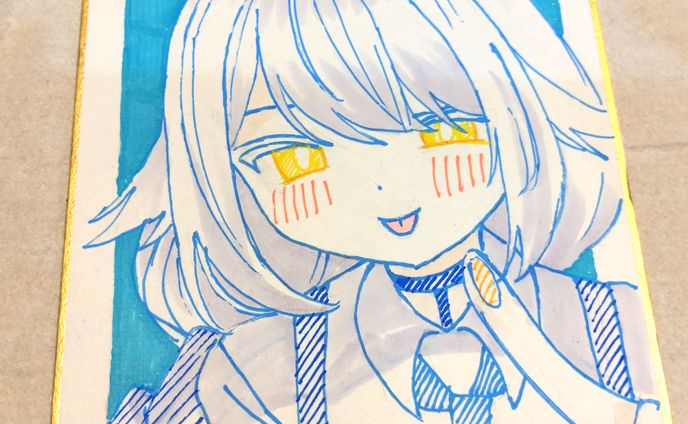 【BOOTH】ルルネ アナログ原画