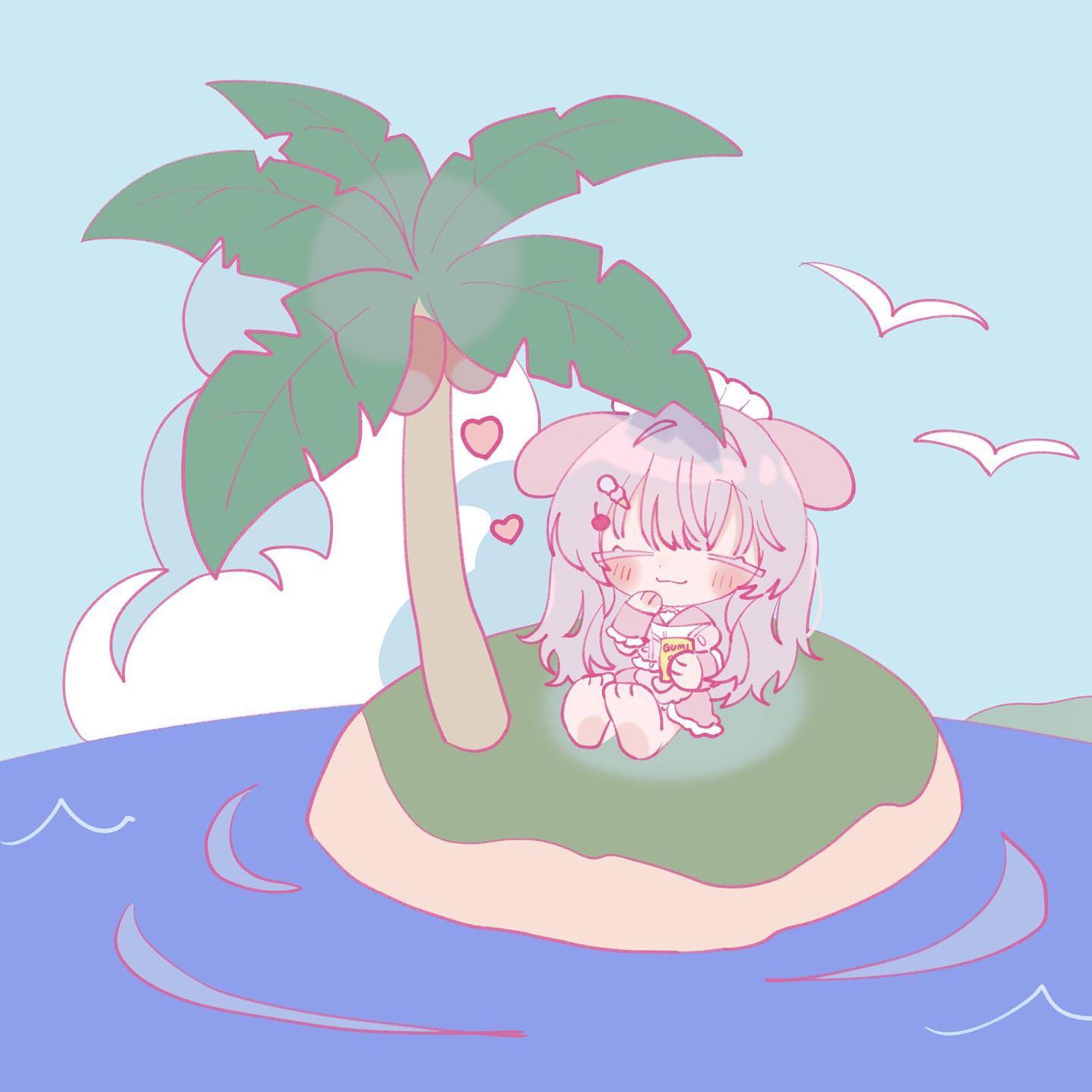 🏝ぐみうまい❣️
.
.
.
.
#vtuber #新人vtuber #イラスト #イラストグラム #海 #デフォルメイラスト #煮込つも #illustration #新人vtuberを発掘せよ #グミ-1