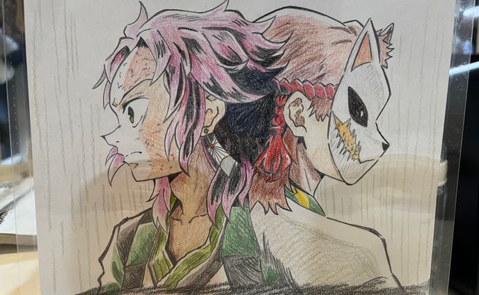 鬼滅模写