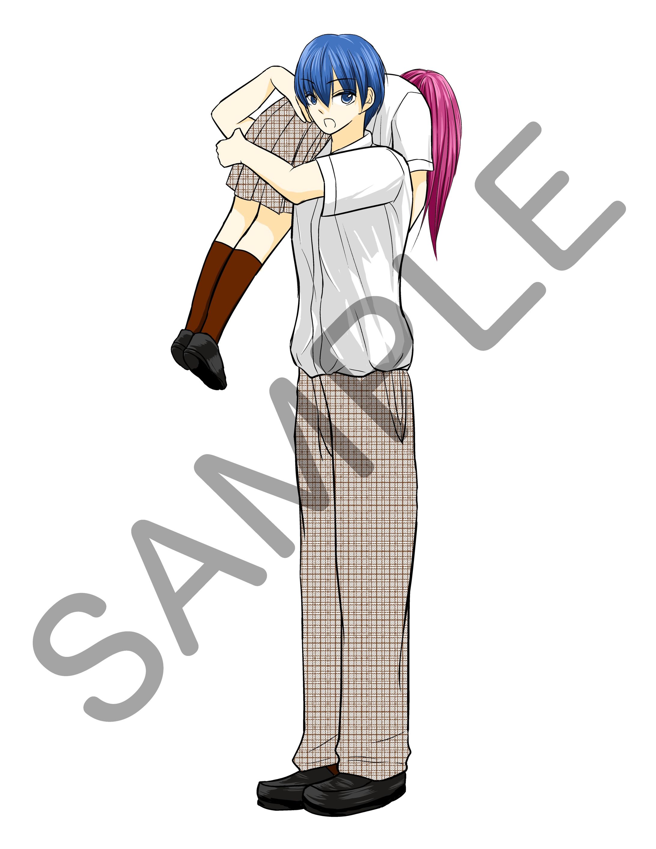 2021.8 女の子を担ぐ男の子-1