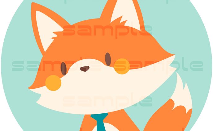 【ご依頼】きつねアイコン｜２種類