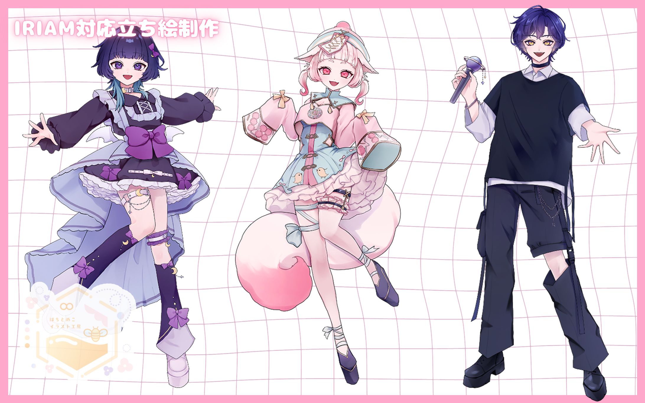 IRIAM対応立ち絵制作-1