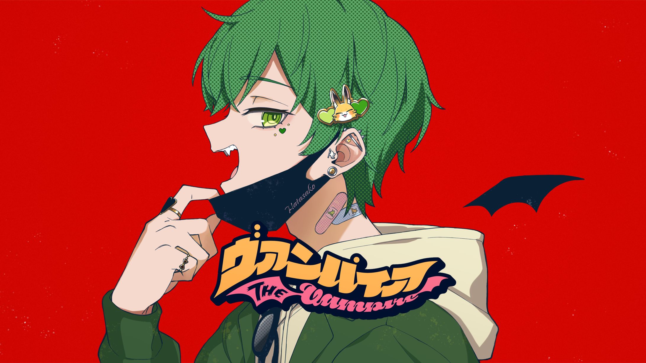 はたさこ様「ヴァンパイア - DECO*27」MVイラスト-1