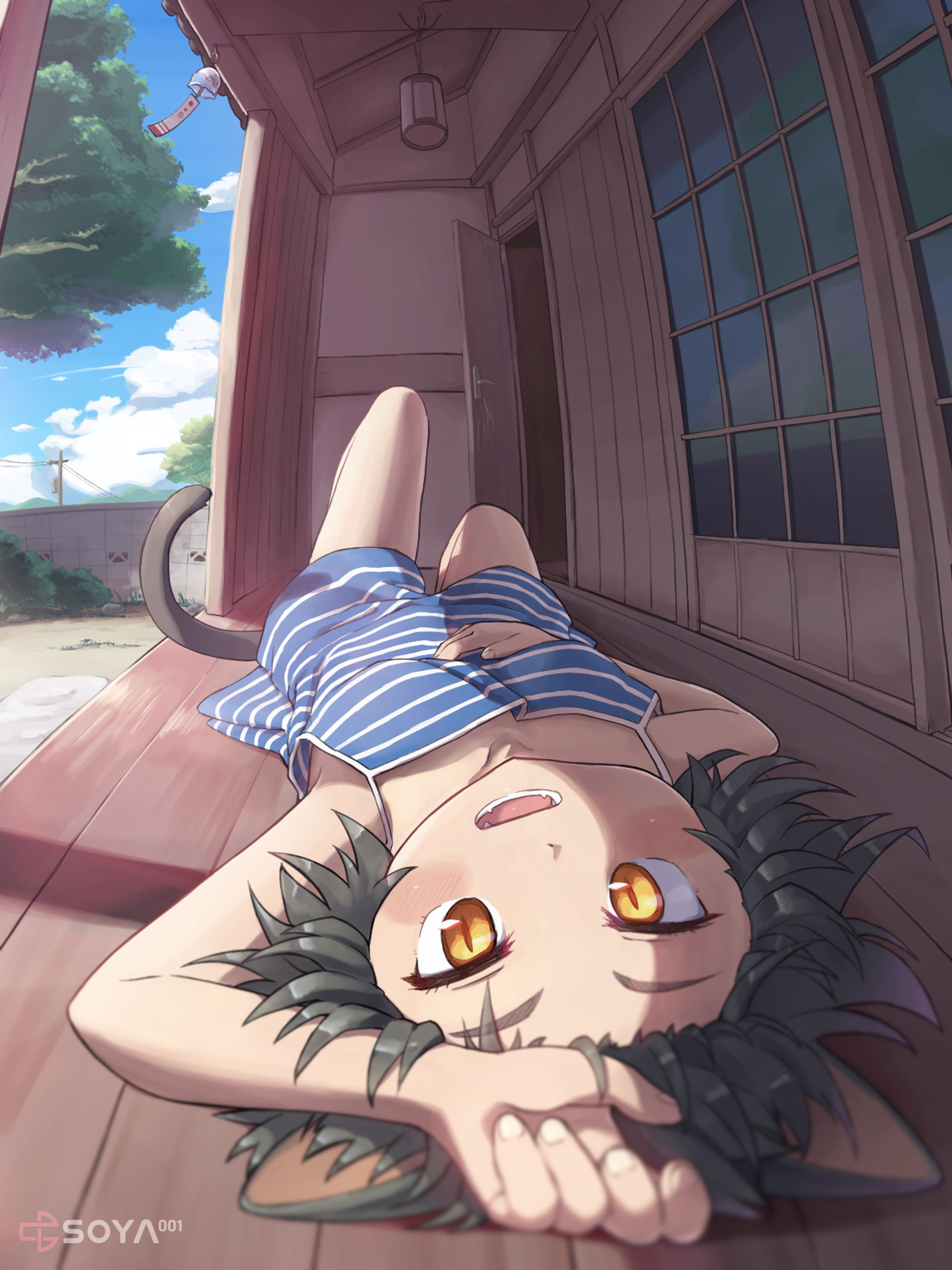 「ねぇ、何をじっと見てるの？」-1