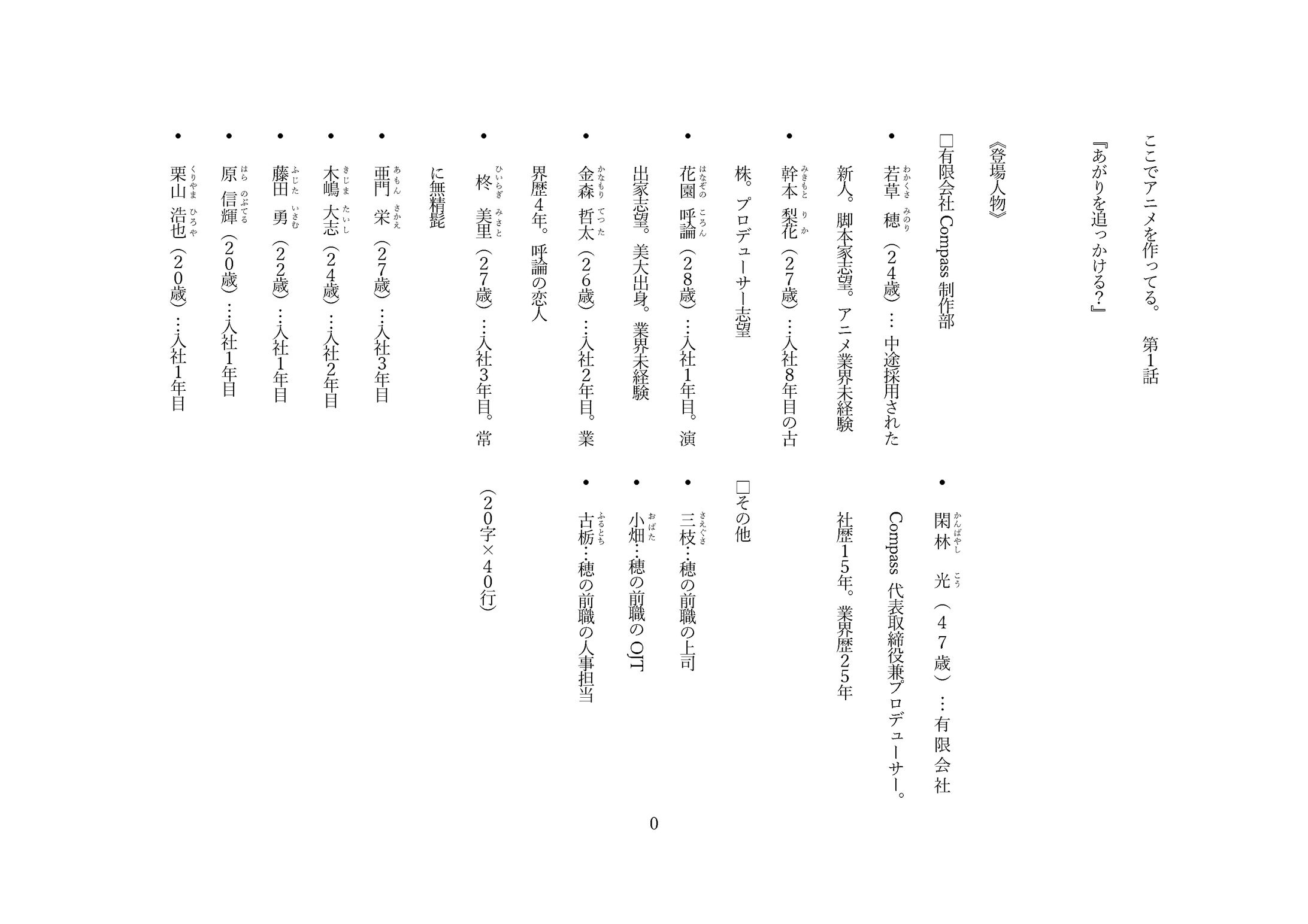 ここでアニメを作ってる。（第4回漫画脚本大賞応募作品）-1