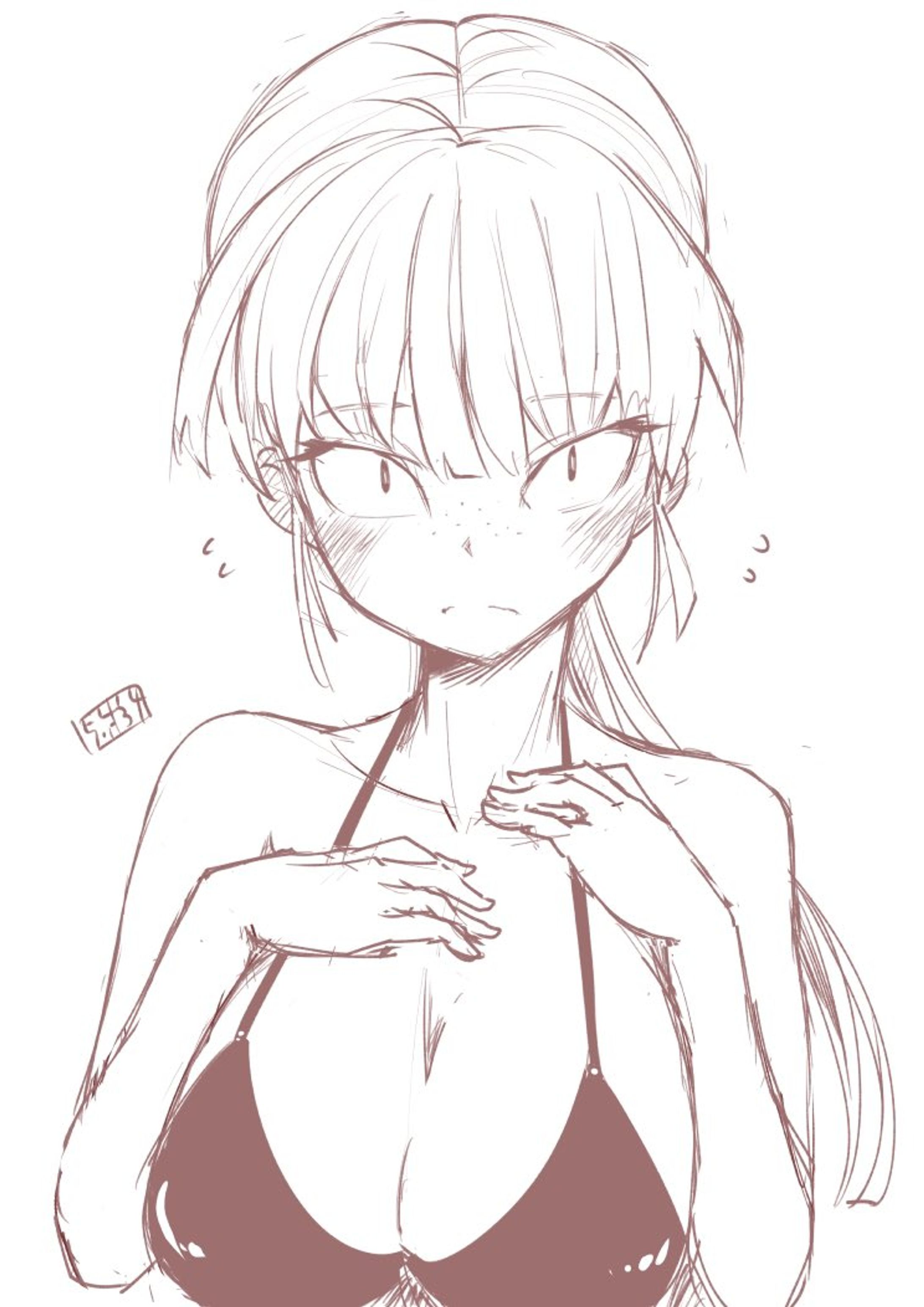 目つき悪くておっぱいでかい子-1