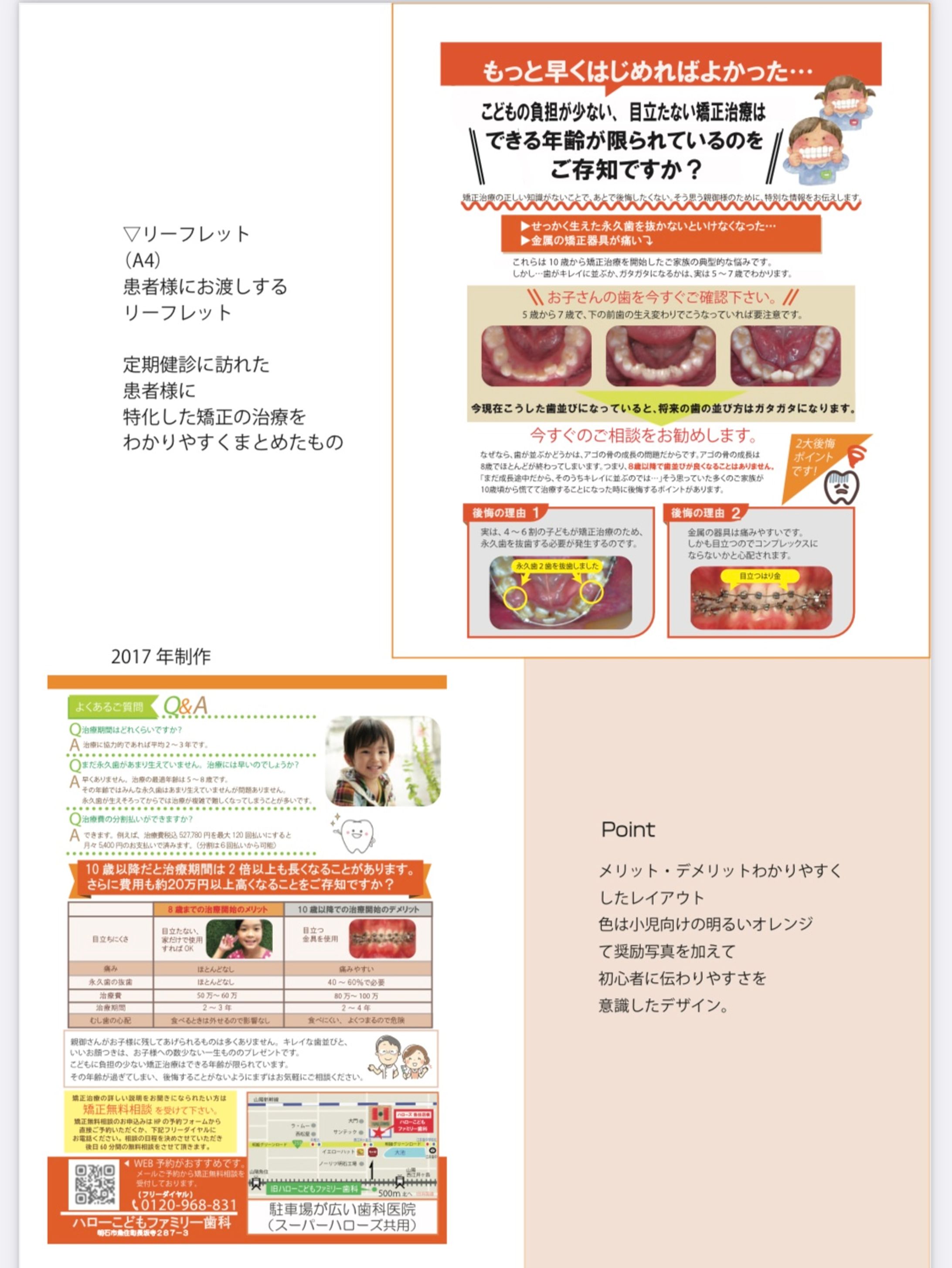 歯医者チラシ、看板イラスト-1
