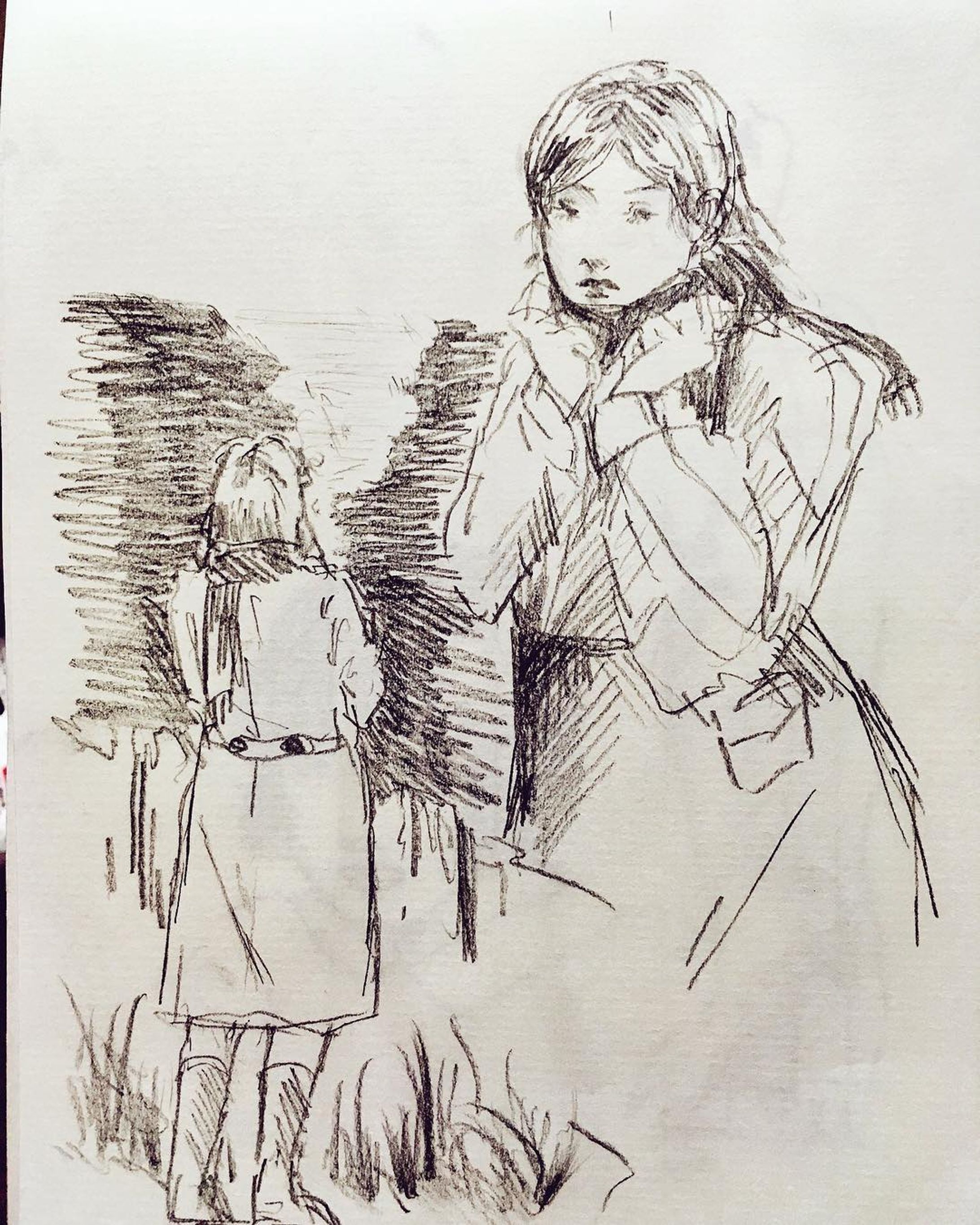 さみ〜クロッキー
 #drawing #croquis #illustration #girl-1