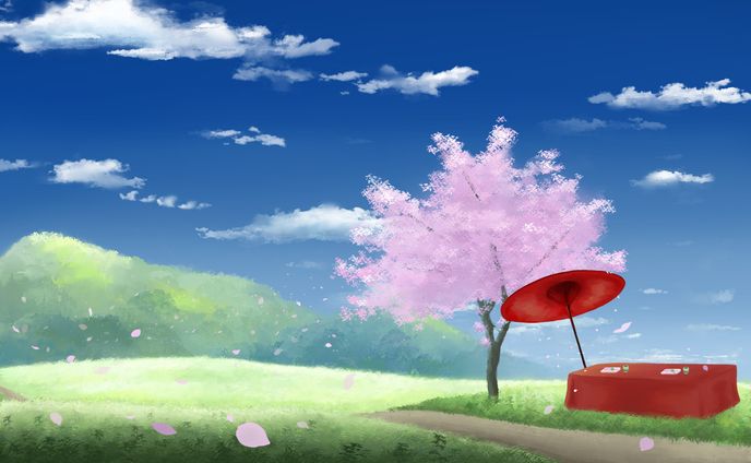 草原の中にぽつんと現る茶屋