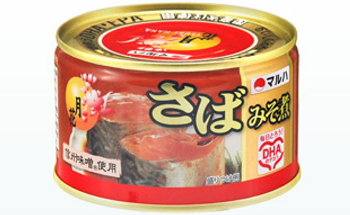 缶詰パッケージ デザイン（月花）