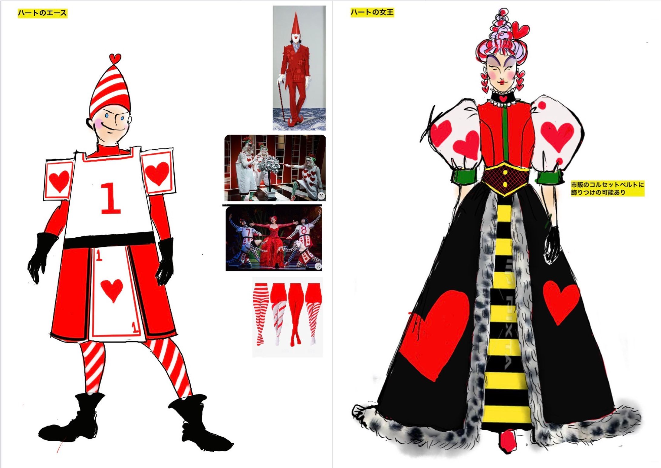 不思議の国のアリスのデザイン