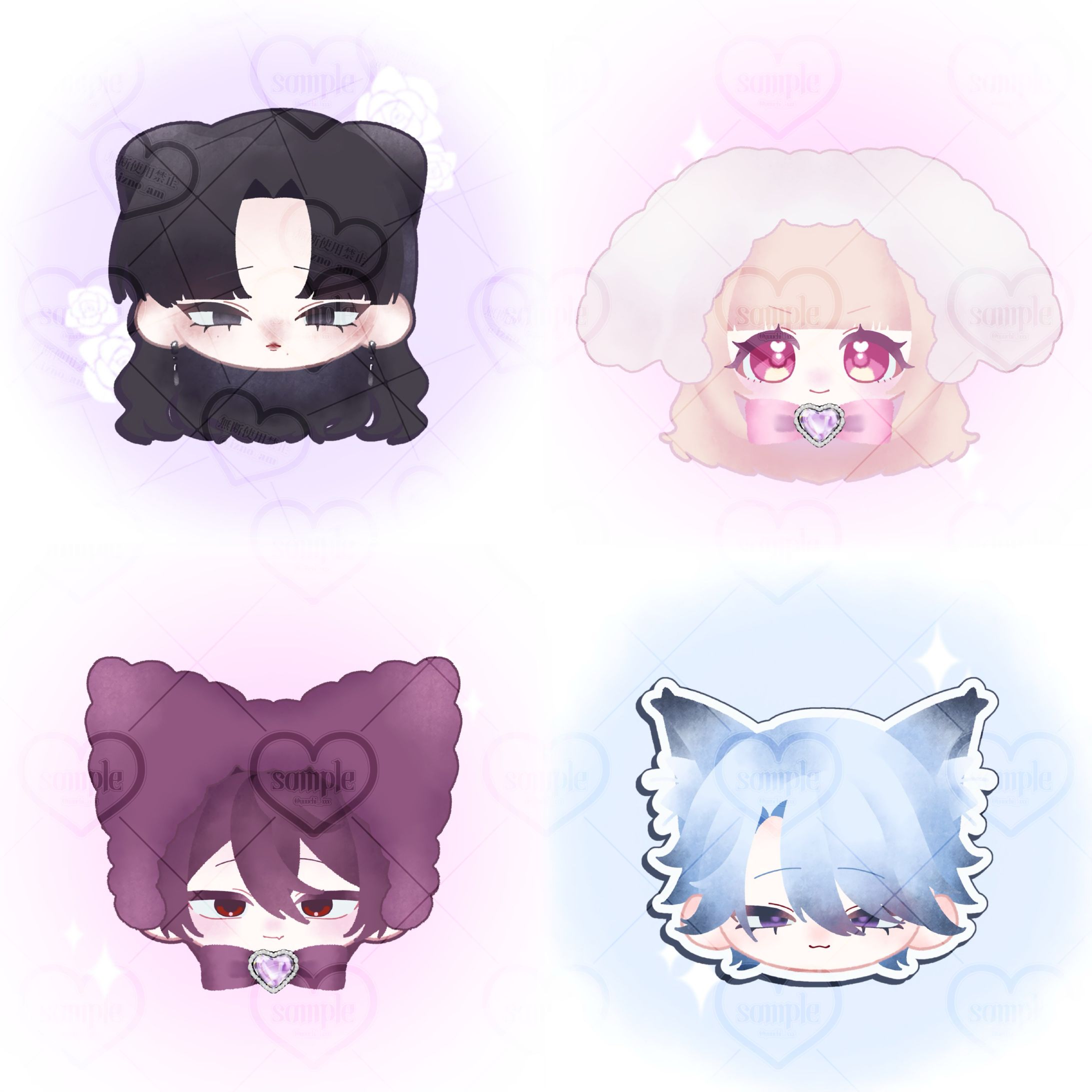 ぬい風 デフォルメイラスト-1