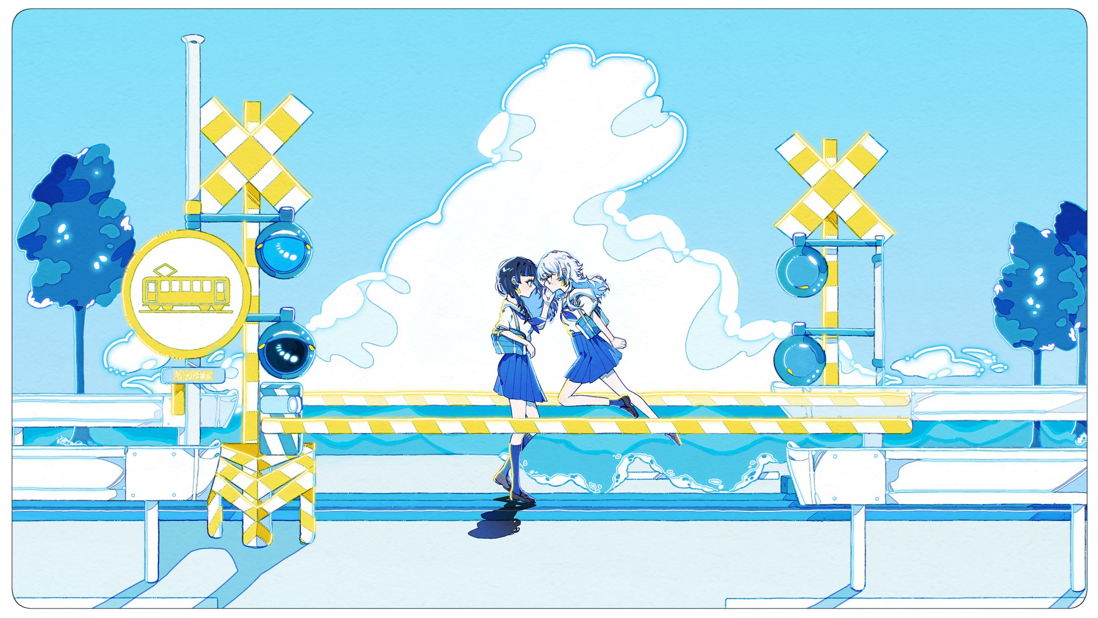 水瀬はお様「少女レイ cover by 水瀬はお」歌ってみたMVイラストサムネ -1