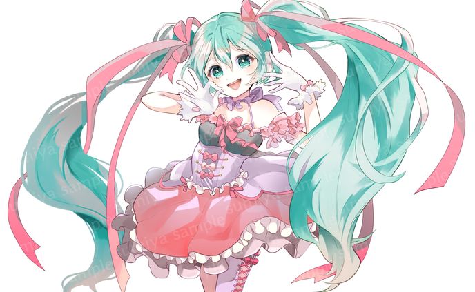 オリジナル楽曲作品「恋のときめきらぶ・ふぉーゆー feat.初音ミク」イラスト　YaaassshiP様