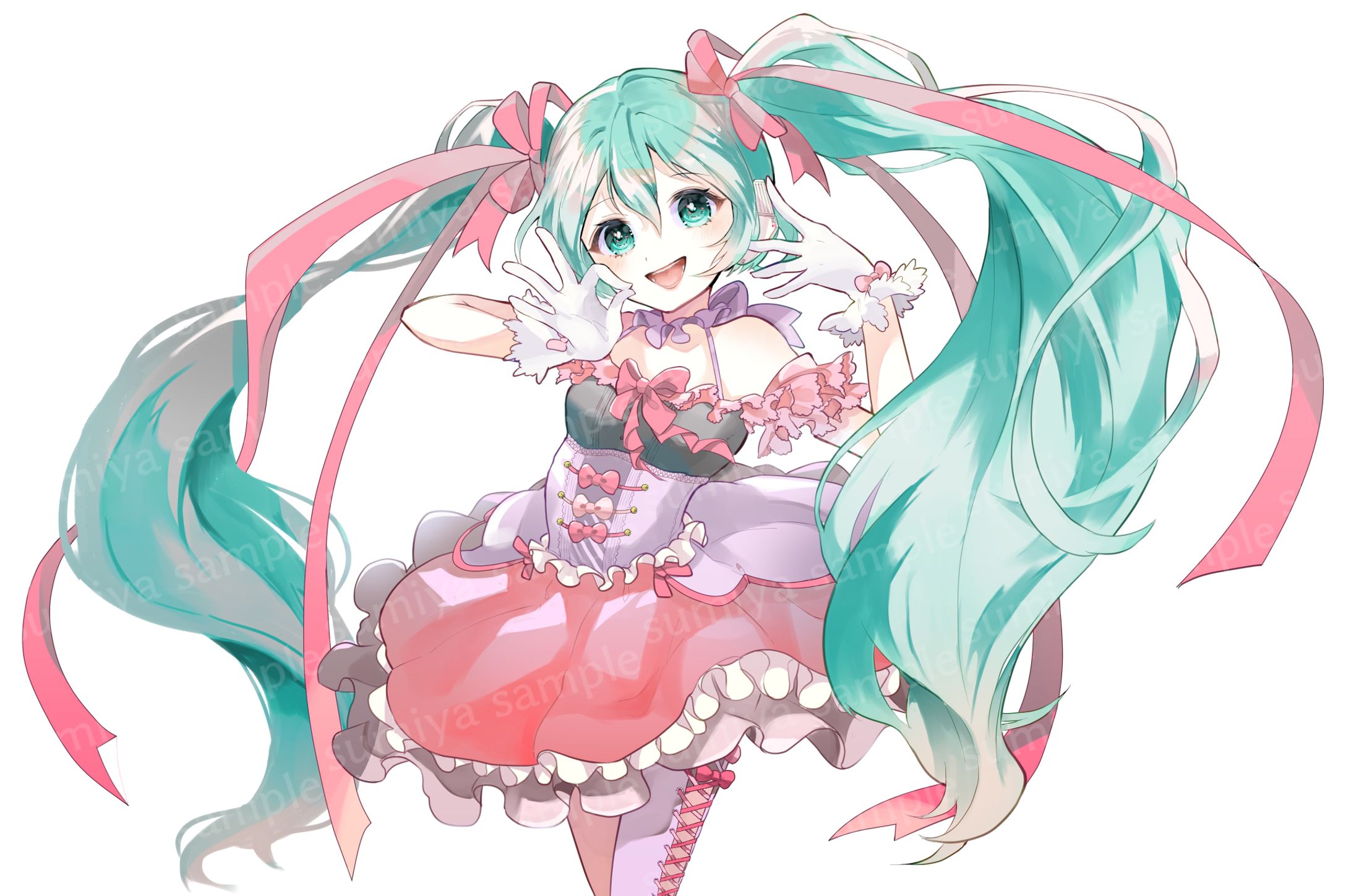 オリジナル楽曲作品「恋のときめきらぶ・ふぉーゆー feat.初音ミク」イラスト　YaaassshiP様-1