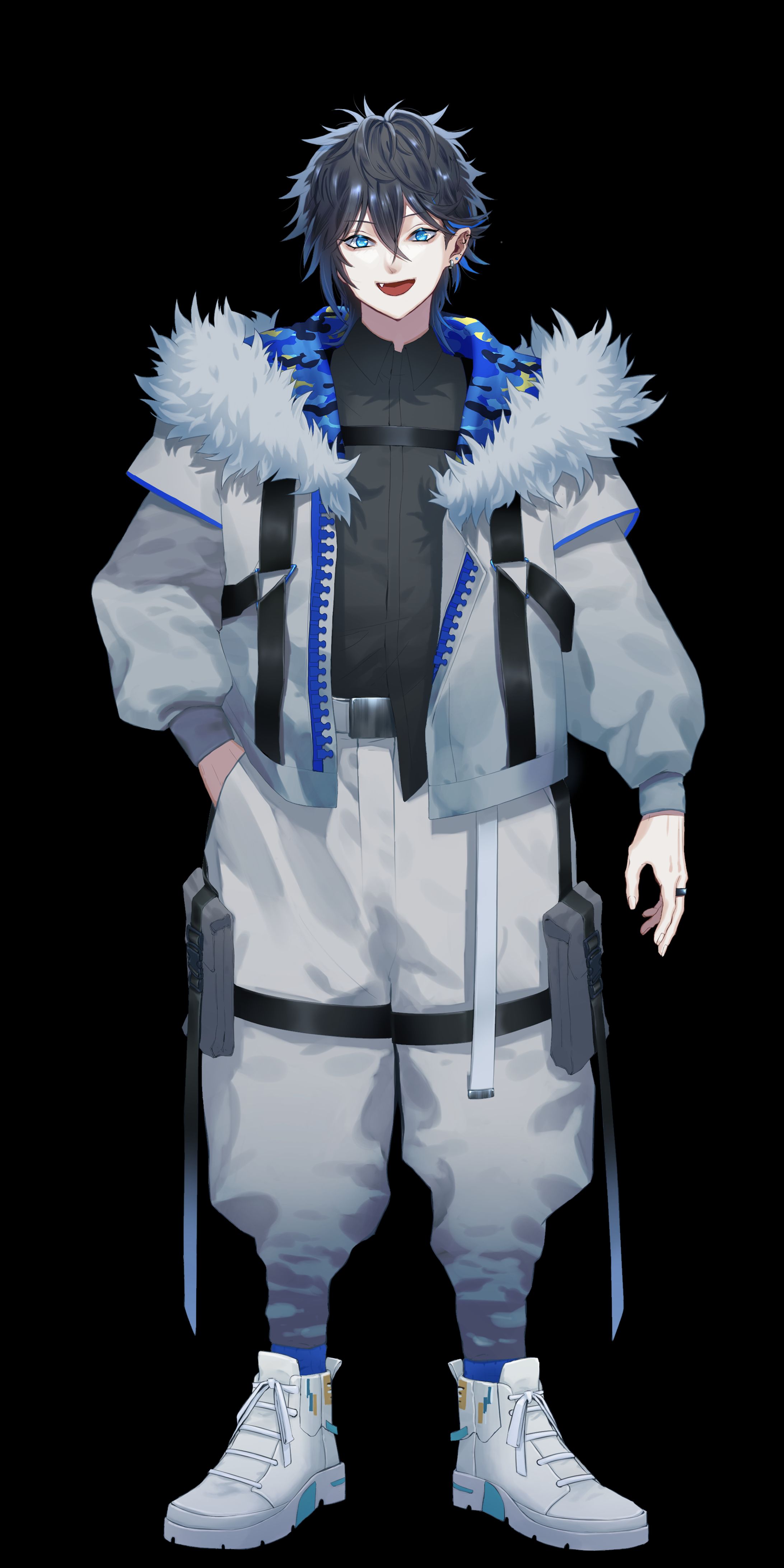 IRIAMライバー立ち絵/キャラクターデザイン(差分有り)-1