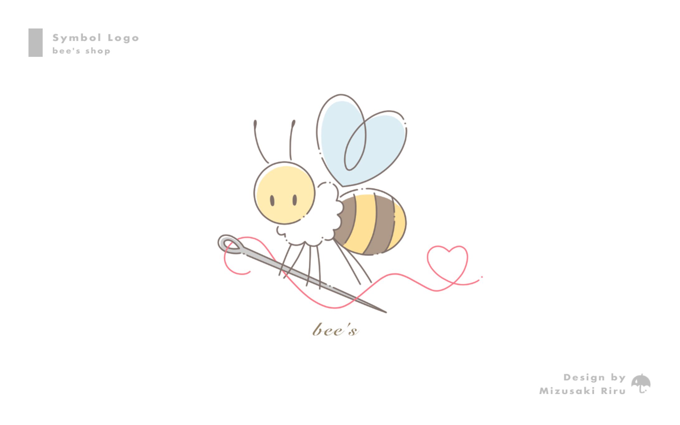 Symbol Logo／bee's shop 様-1