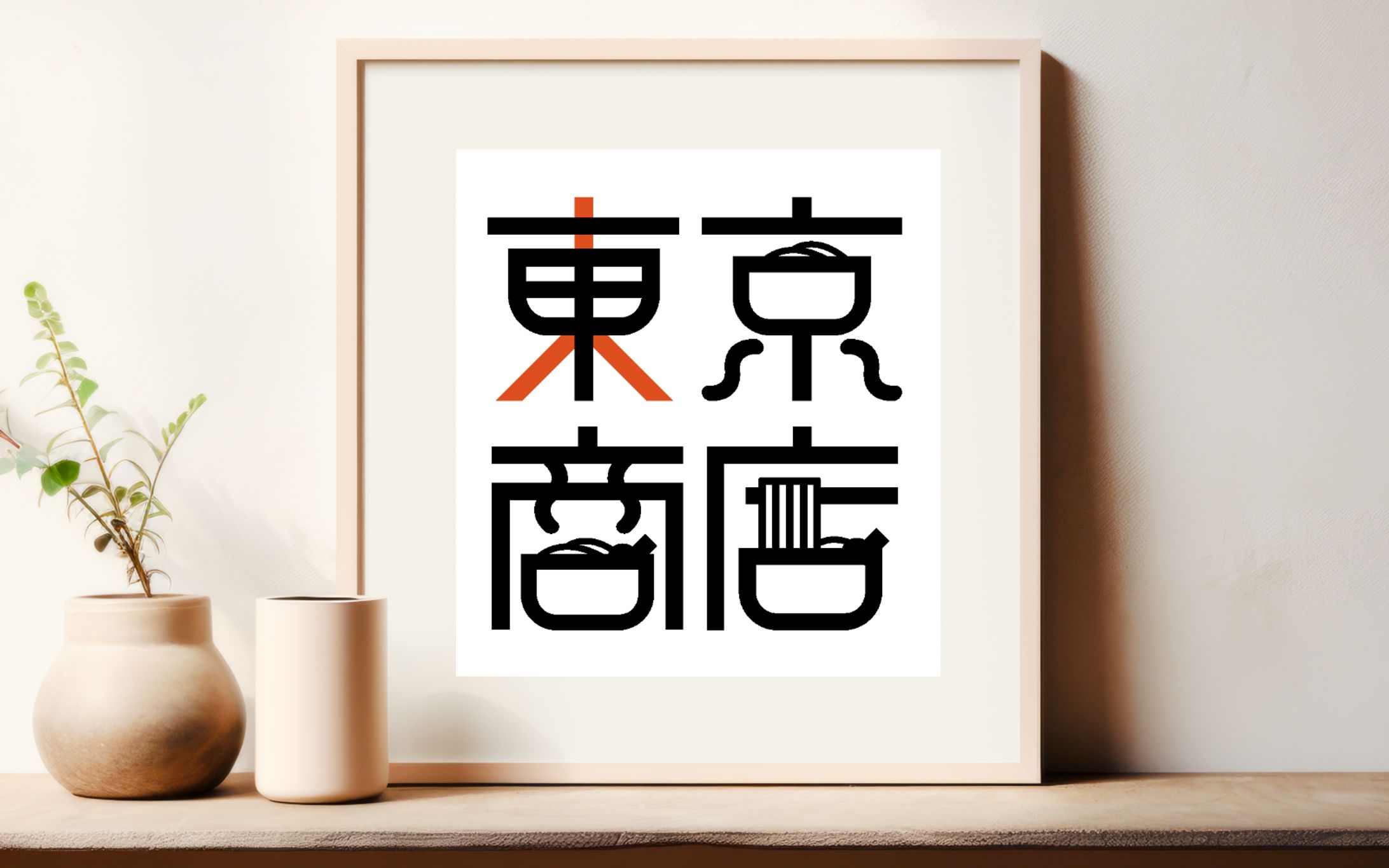 制作事例｜ラーメン店ロゴ-1